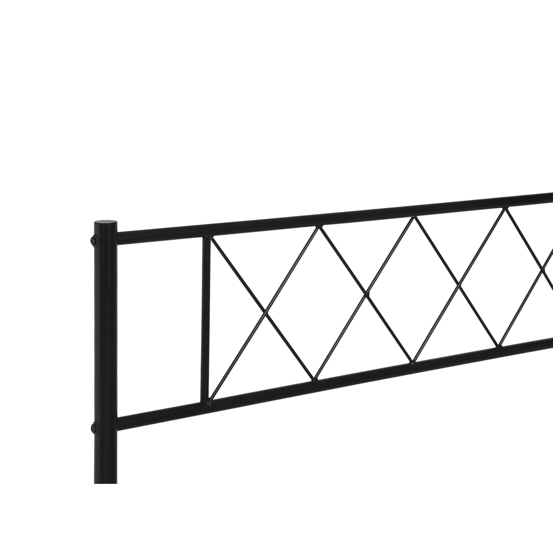 Picton Queen Metal Bed Frame - Black - Image 8