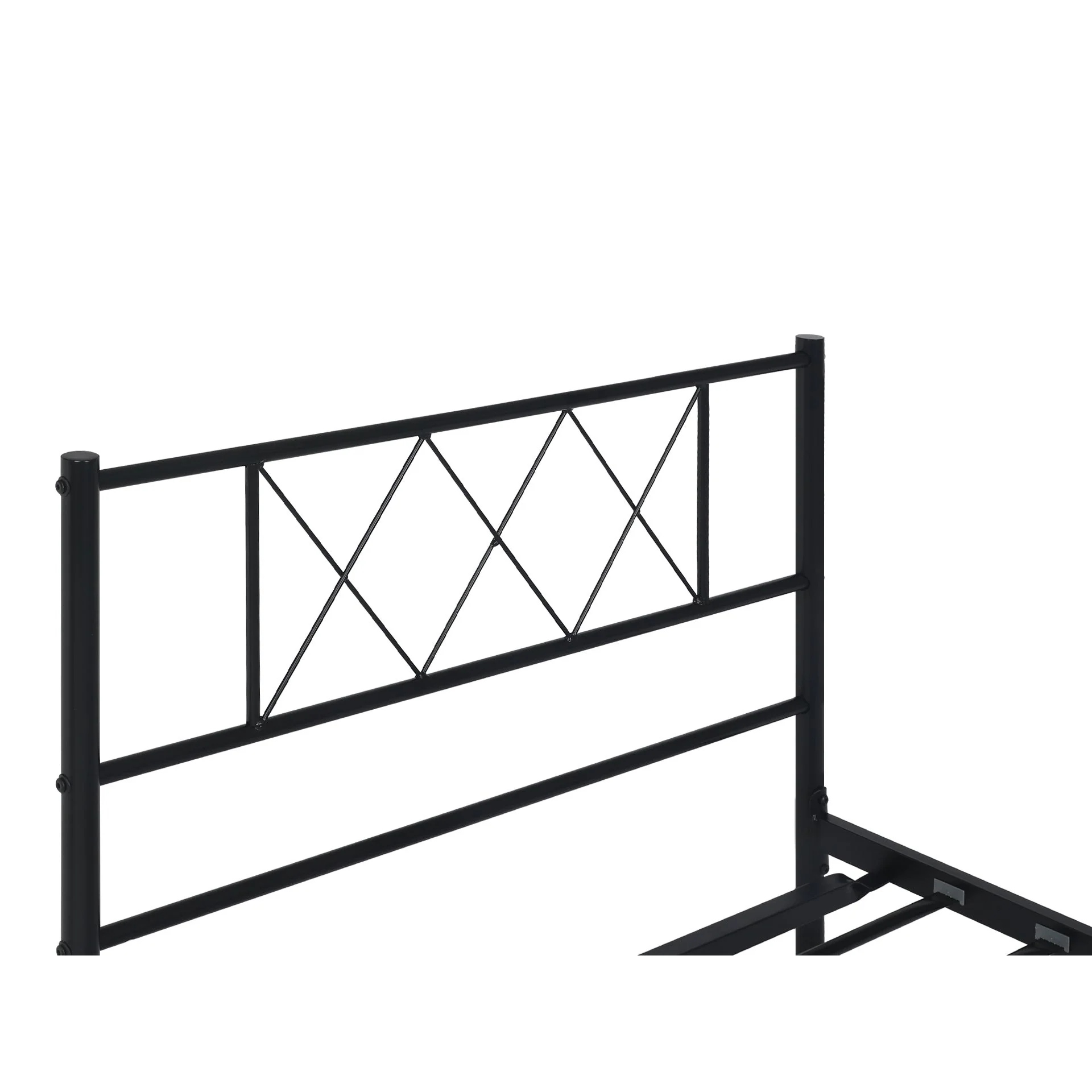 Picton Single Metal Bed Frame - Black - Image 9