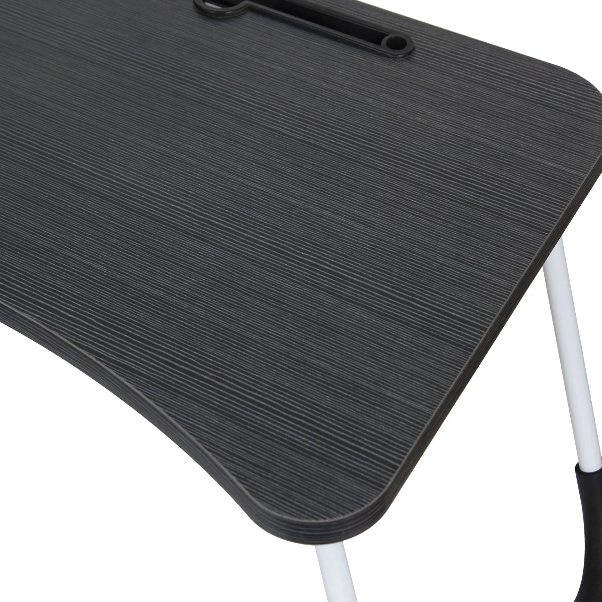 Portable Anti-Slip Laptop Desk Laptop Tray Table - Black - Image 4