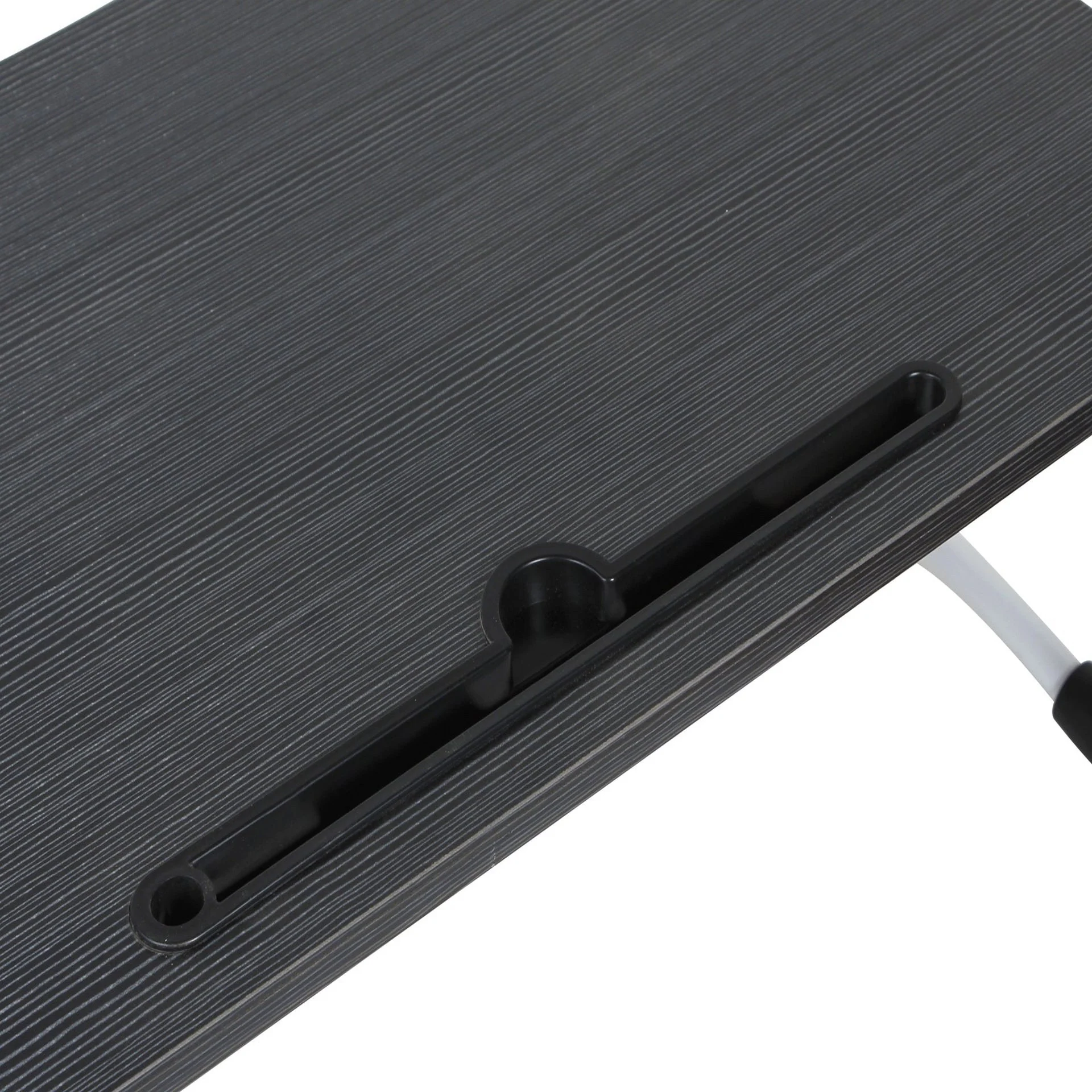 Portable Anti-Slip Laptop Desk Laptop Tray Table - Black - Image 5