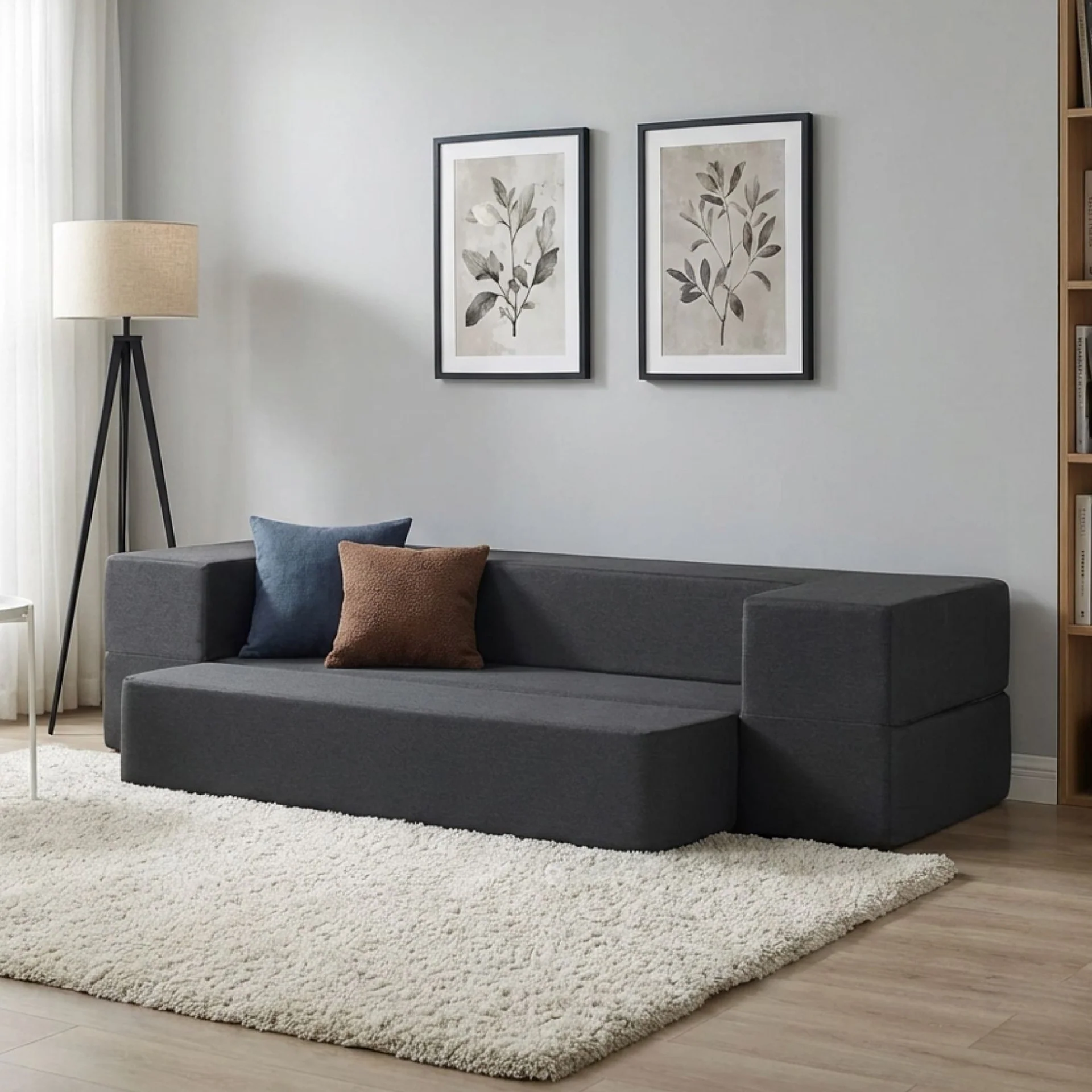 Portable Sofa Bed Folding Foam Mattress - Image 4