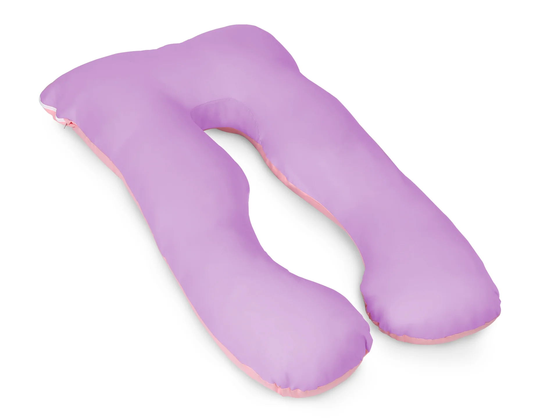 Pregnancy Maternity U-Shape Pillow - Pink + Purple - Image 3