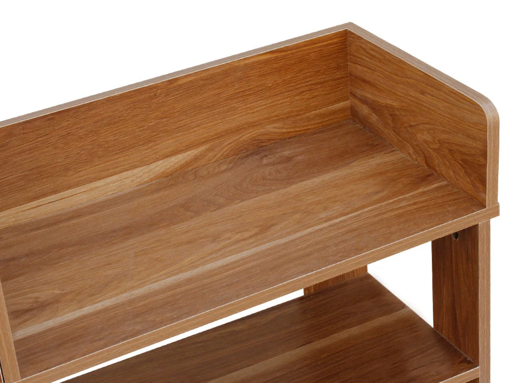 PUKAKI 6 Tiers Shoe Rack Organiser Shelf - MAPLE - Image 4