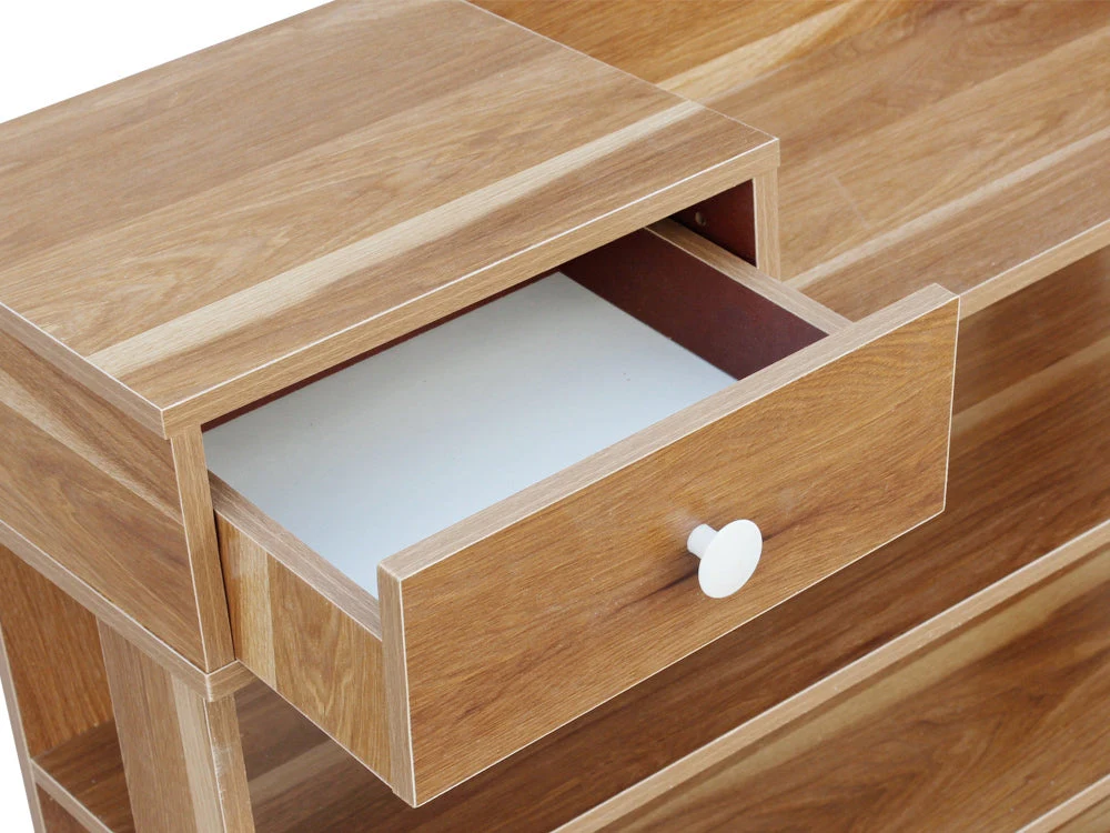 PUKAKI 7 Tiers Shoe Rack Organiser Shelf - Oak - Image 13