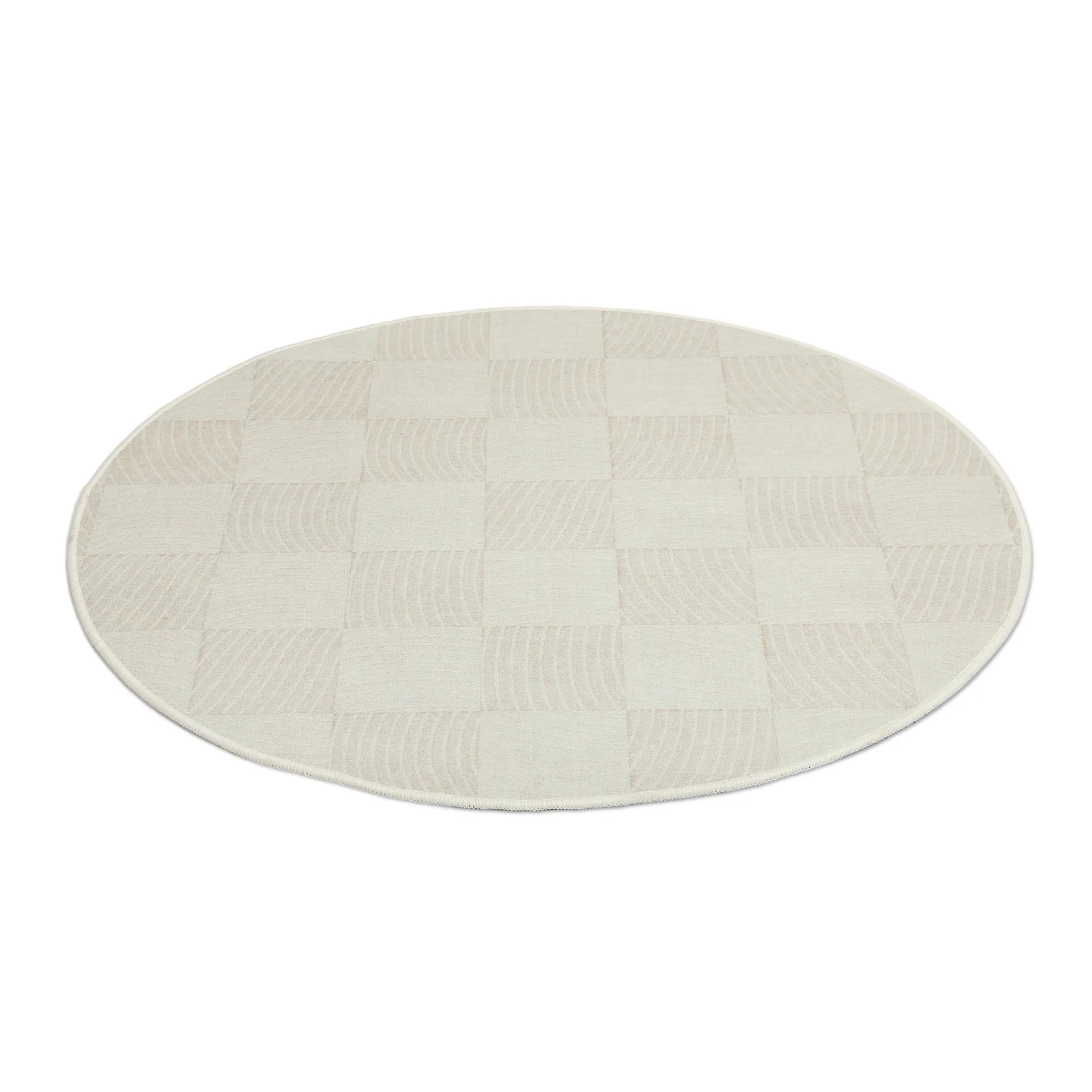 Quality Waterproof Round Rug Design J 100cm - Image 2