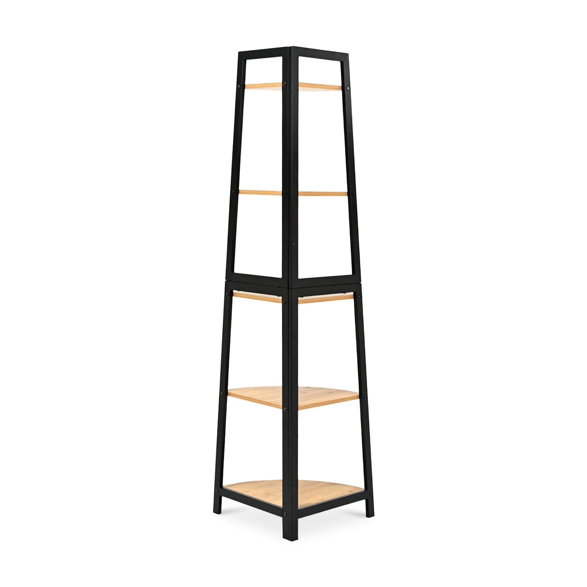 Quoin 5 Tier Corner Shelf - Natural - Image 11