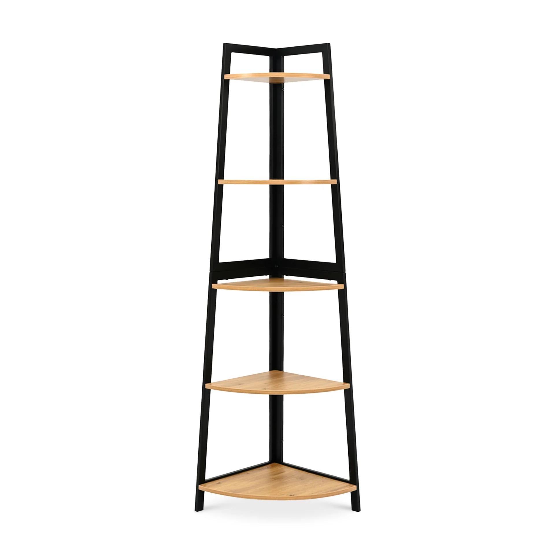Quoin 5 Tier Corner Shelf - Natural - Image 7