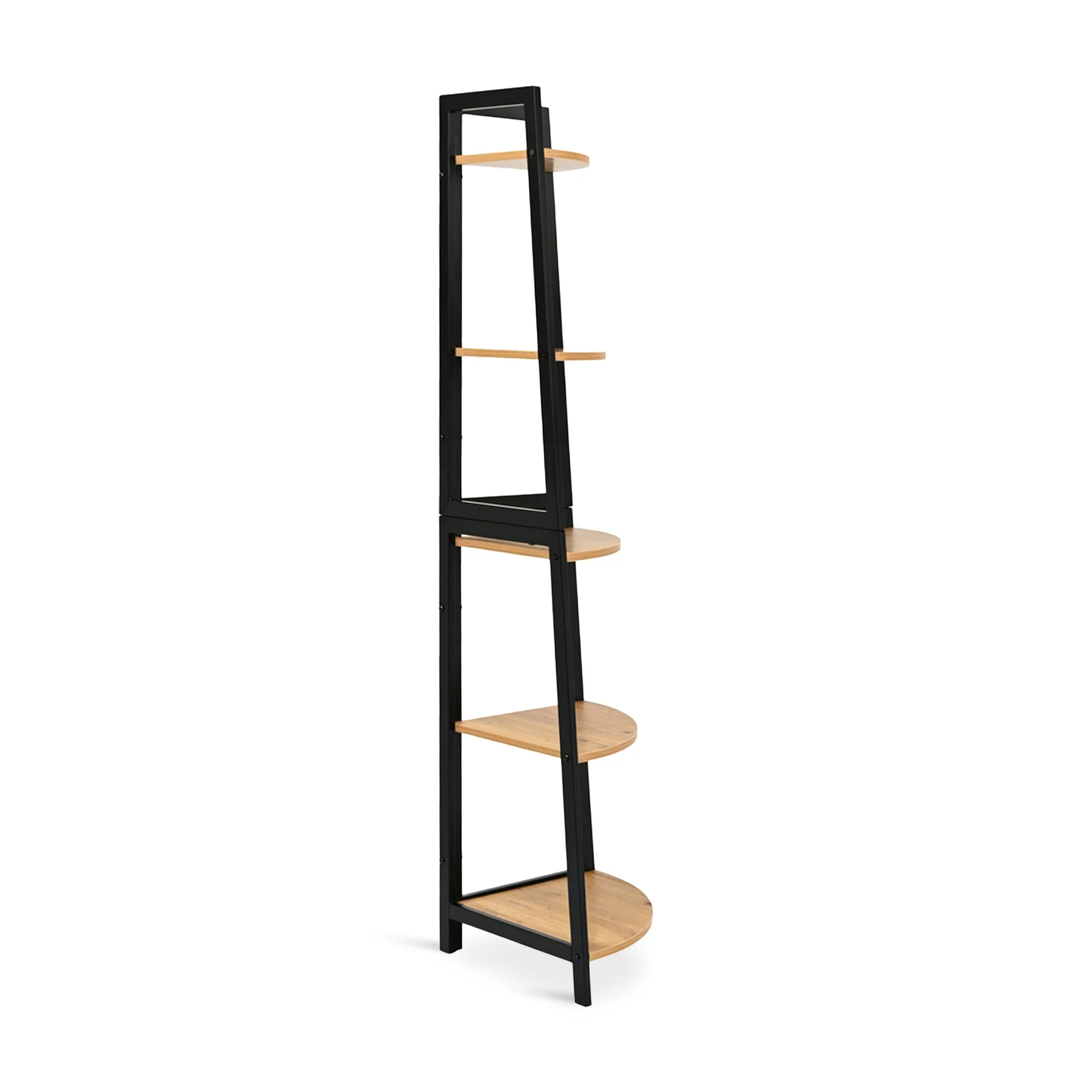 Quoin 5 Tier Corner Shelf - Natural - Image 9