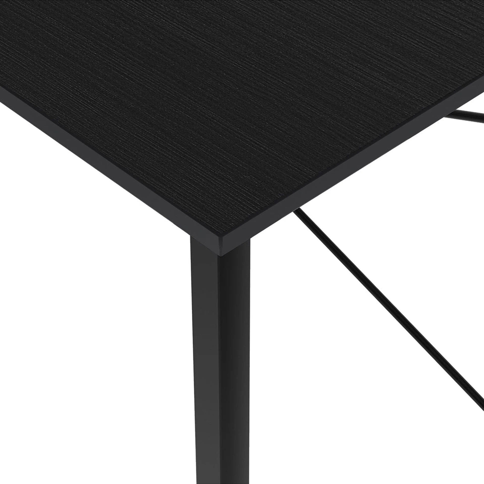 Rafael Computer Corner Desk - Black - Image 9