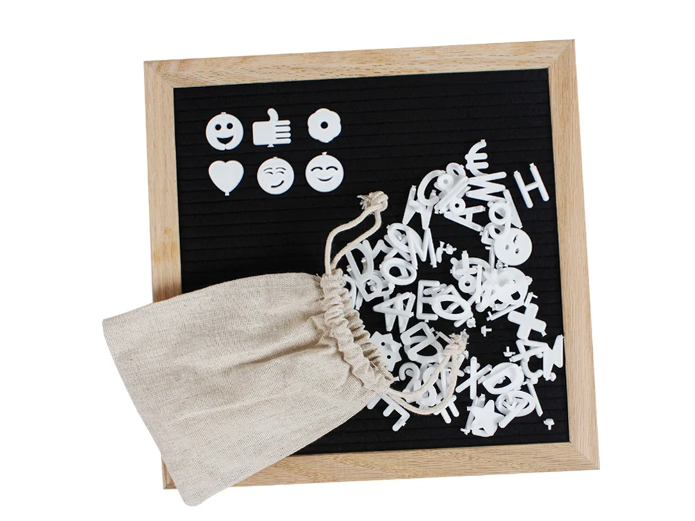 Retro Changeable DIY Felt Letter Board Square 340PCS - Image 10