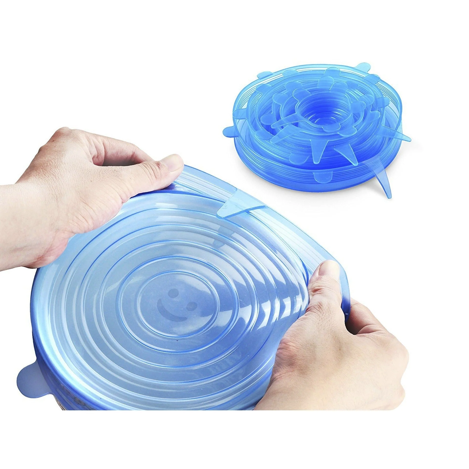 Reusable Silicone Stretch Lids 6pcs Set - Image 4