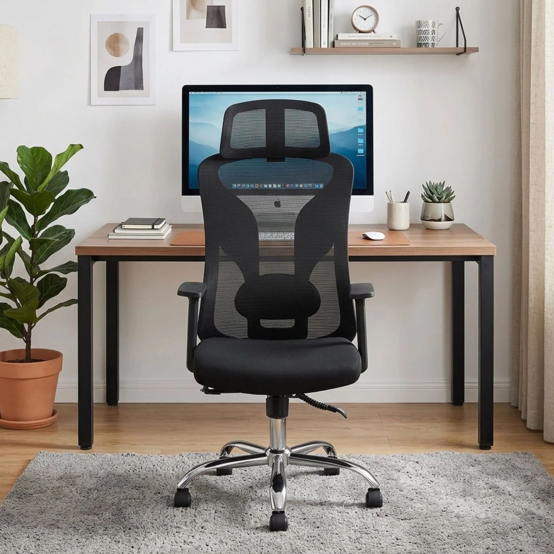 Ricky Office Chair - Black - Image 2