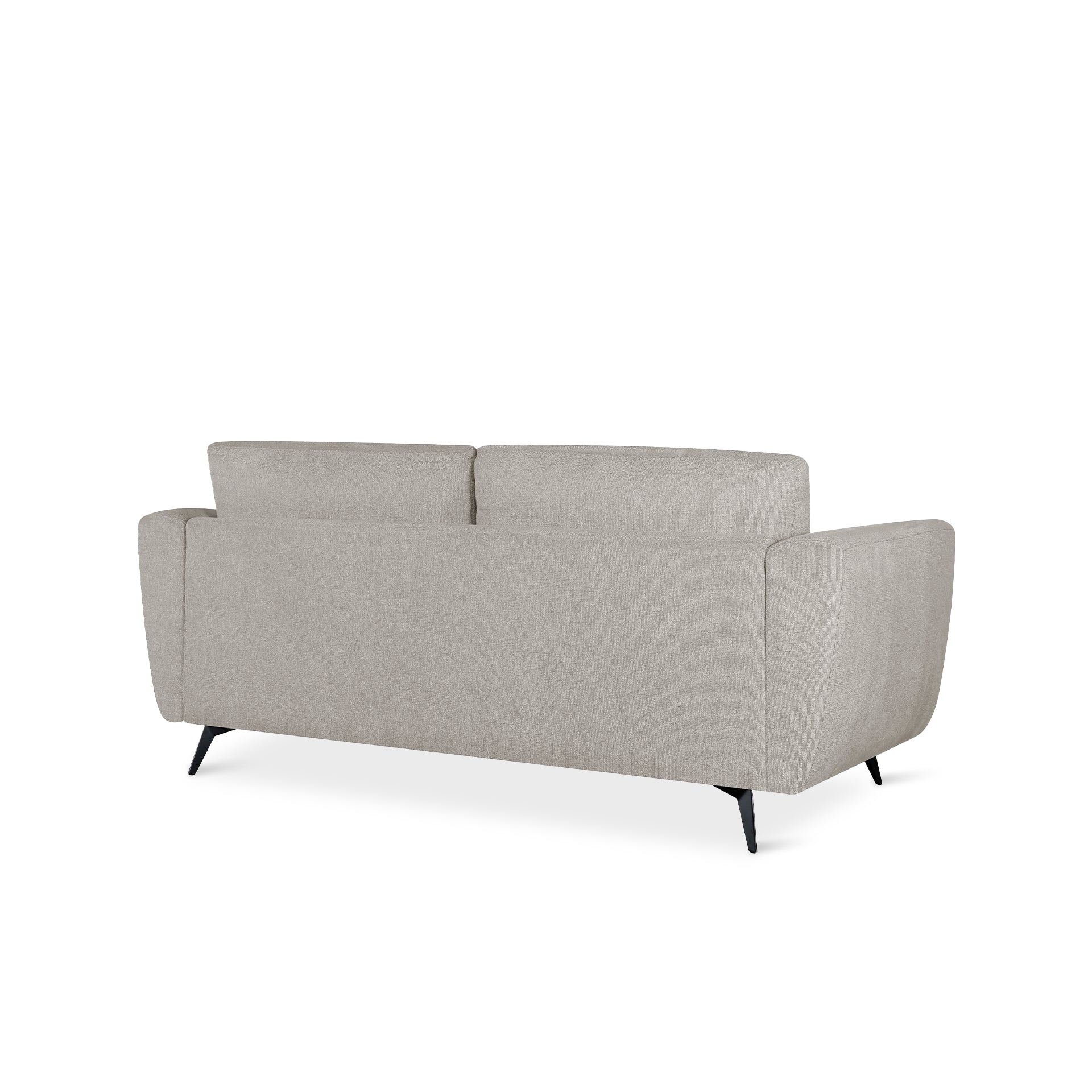 Rivel Chenille 3 Seater Sofa - Beige - Image 9
