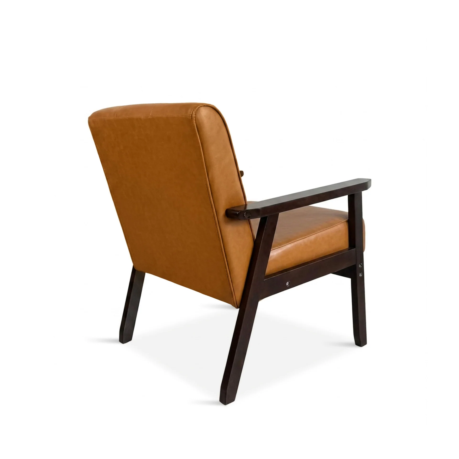 Ronan PU Armchair - Brown - Image 13
