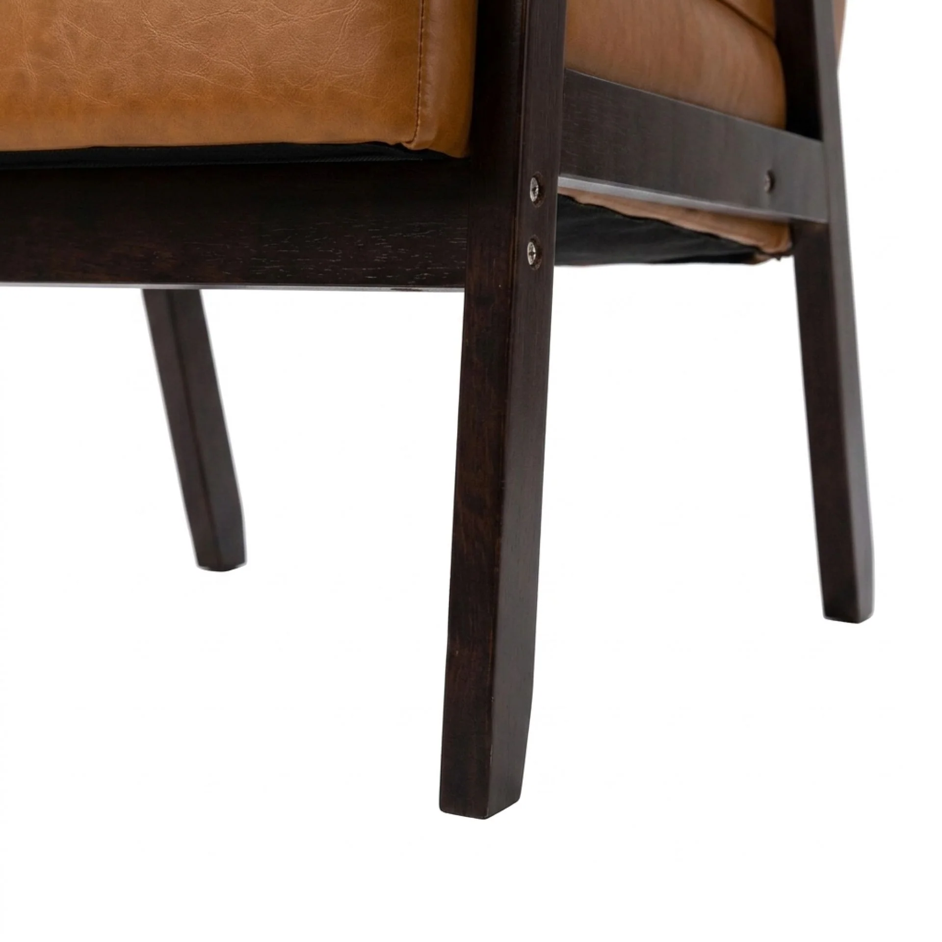 Ronan PU Armchair - Brown - Image 15
