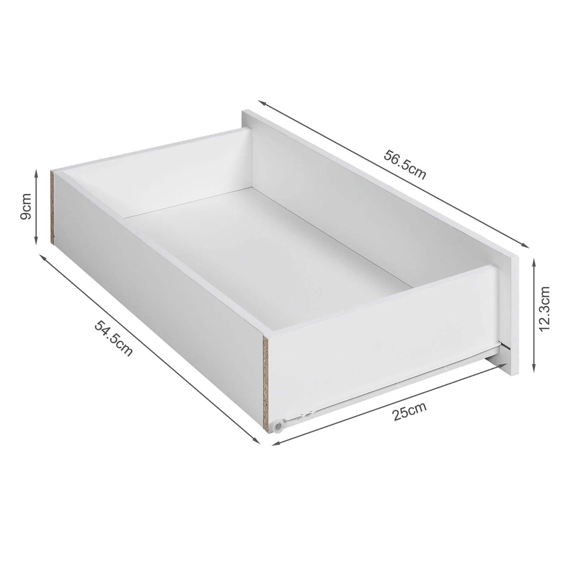 Rotoroa 6 Drawer Shoe Cabinet Storage - White - Image 14