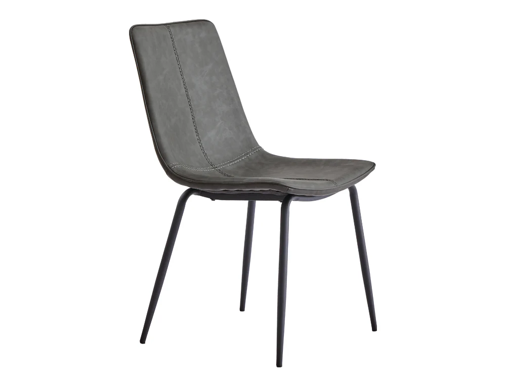 ROWAN 4PCS Dining Chair - DARK GREY - Image 6