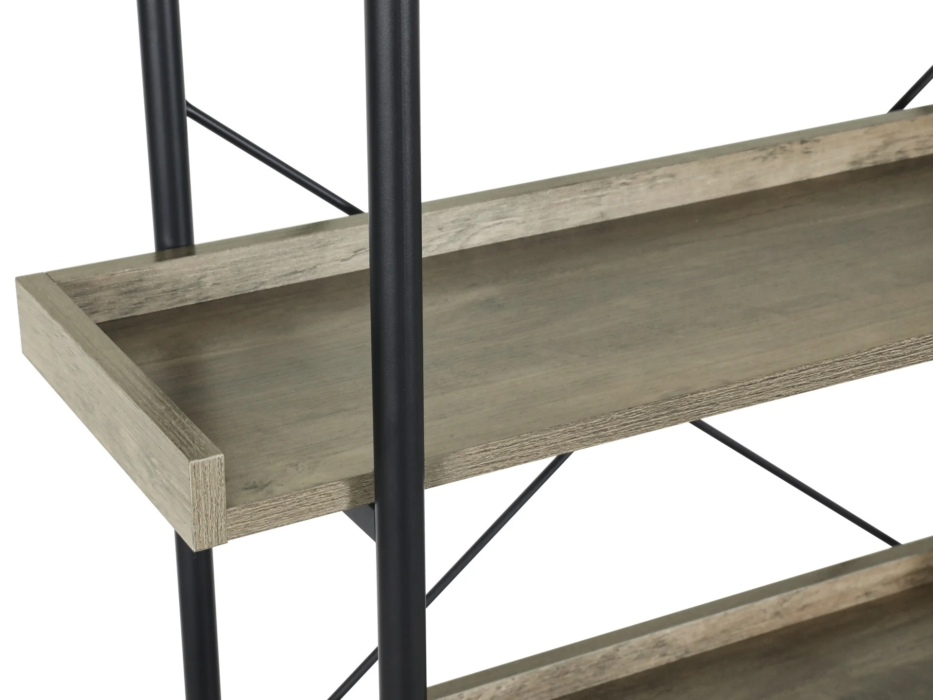 Rudolf 4 Tier Bookshelf - Oak - Image 5
