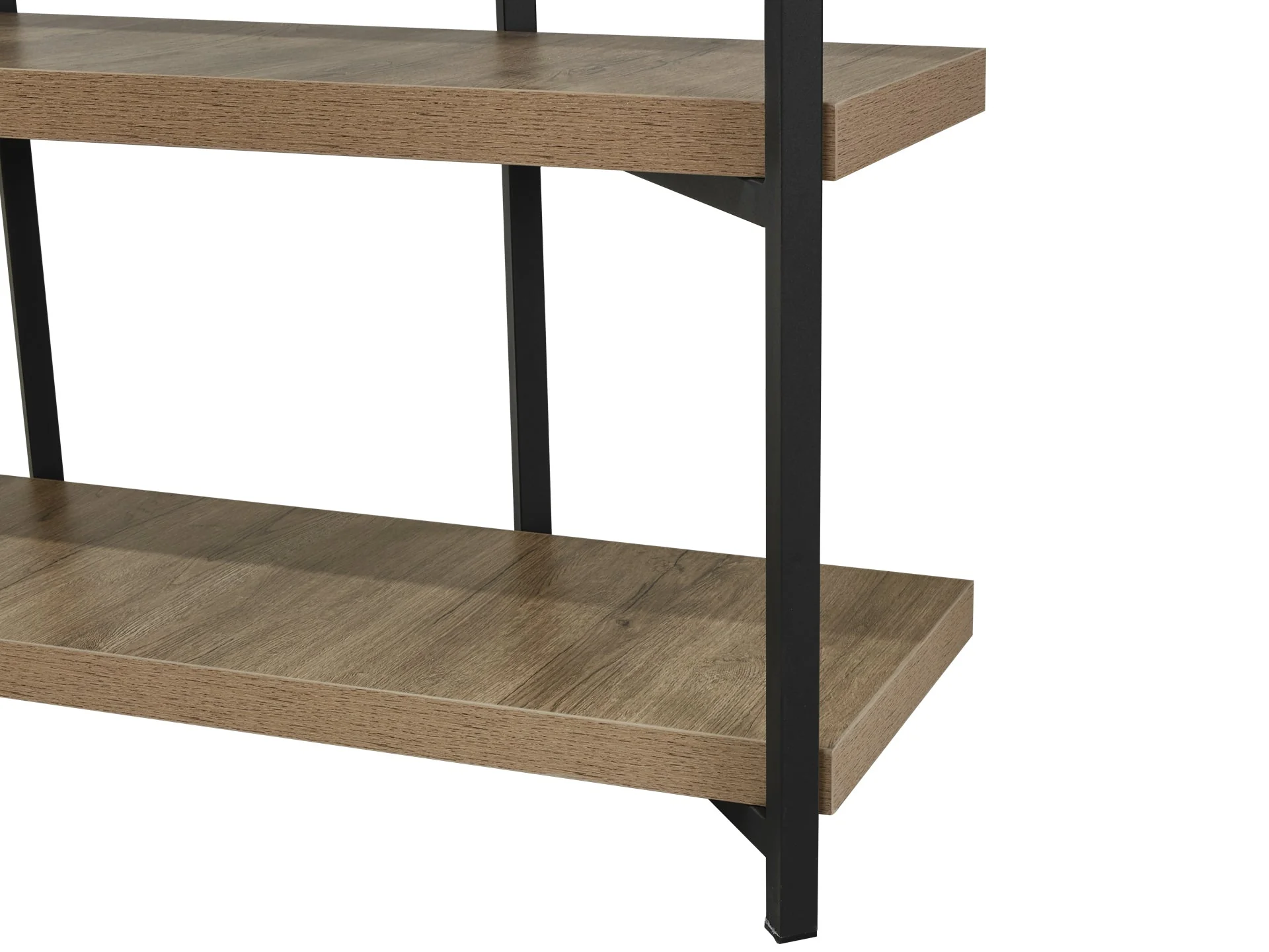 Rukwa Wooden Bookshelf 160cm - Oak - Image 12