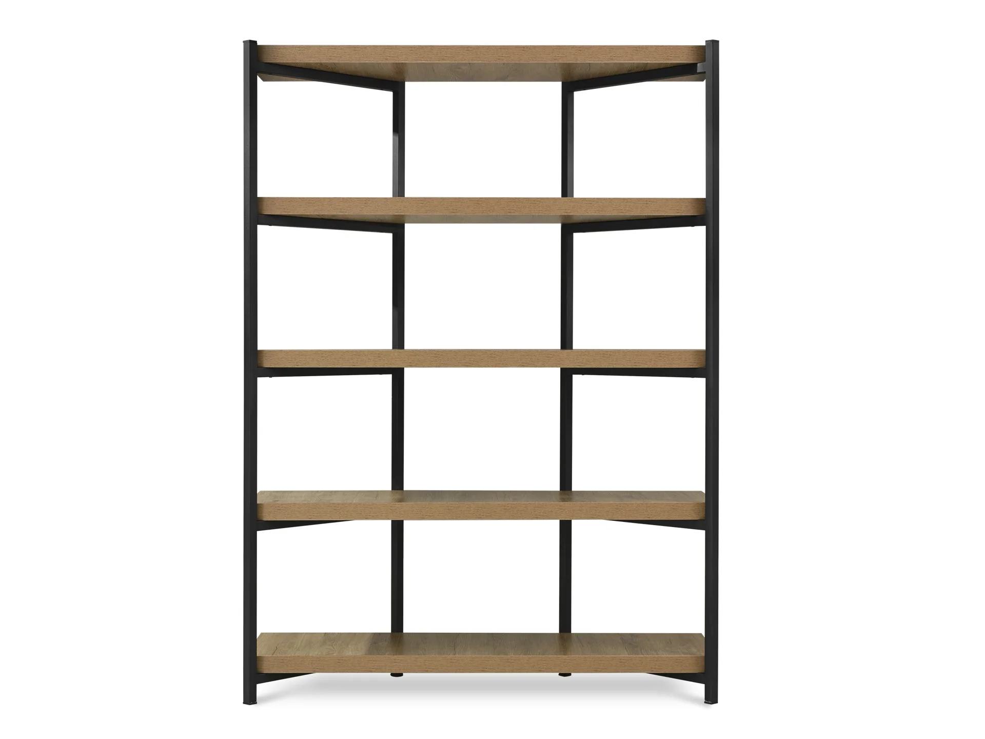 Rukwa Wooden Bookshelf 160cm - Oak - Image 9
