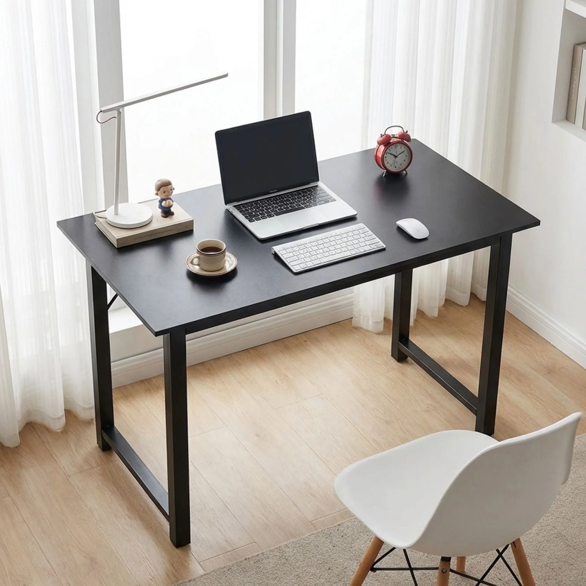 Rylee 100cm Study Desk - Black - Image 3