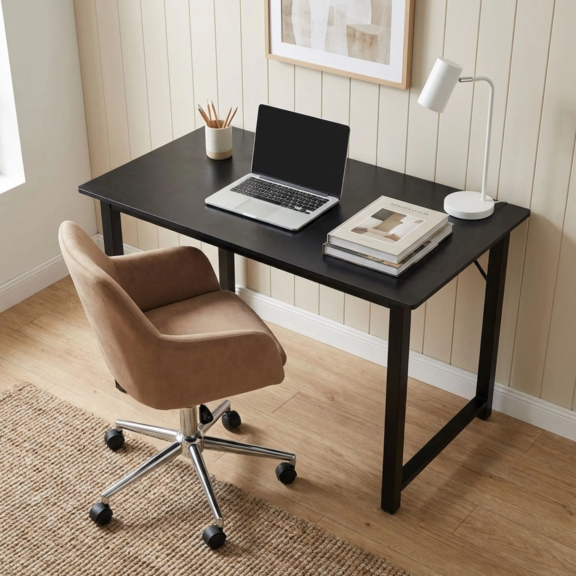 Rylee 120cm Study Desk - Black - Image 4