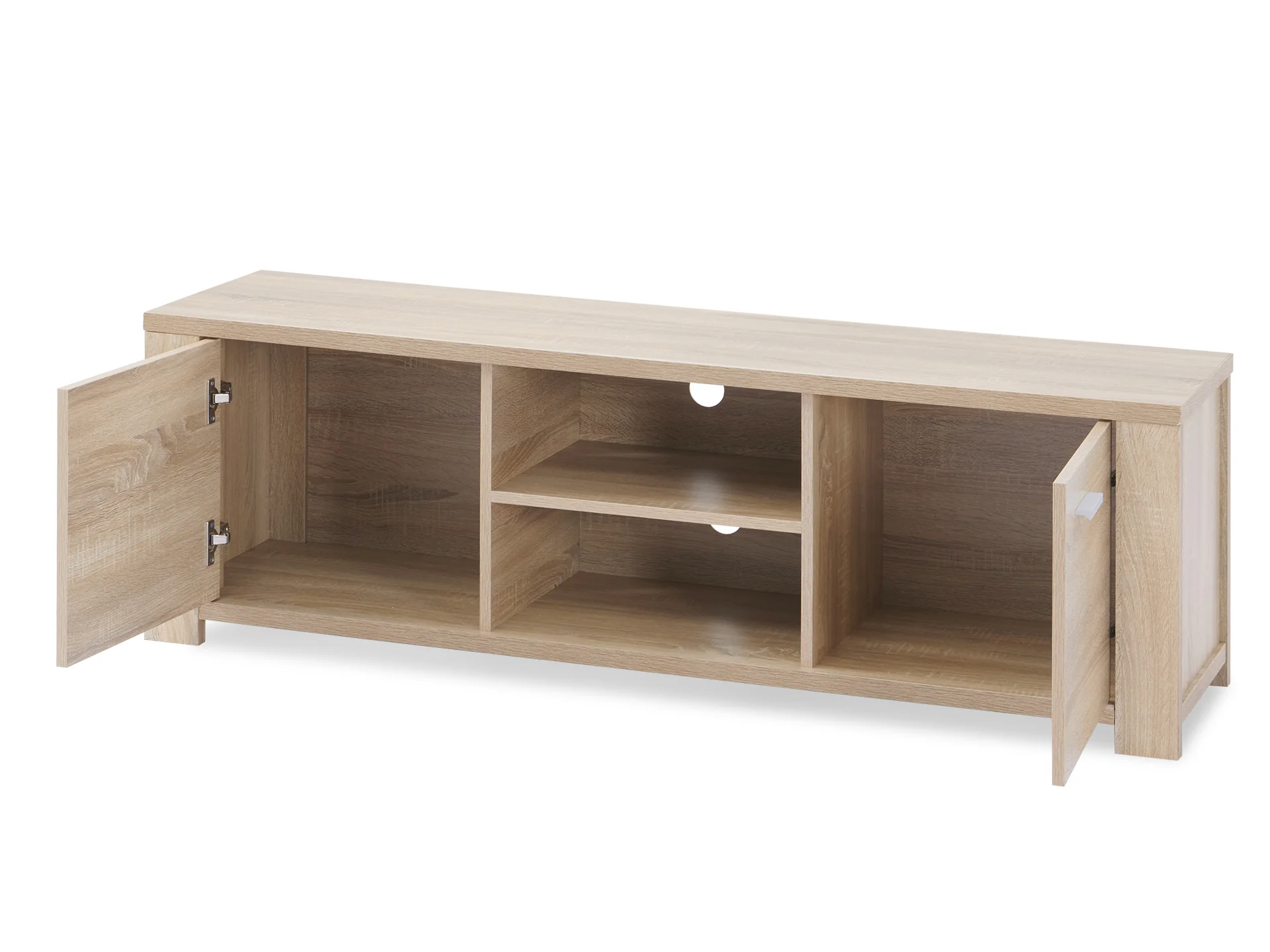 Sagano 1.4m Entertainment Unit - Oak - Image 9