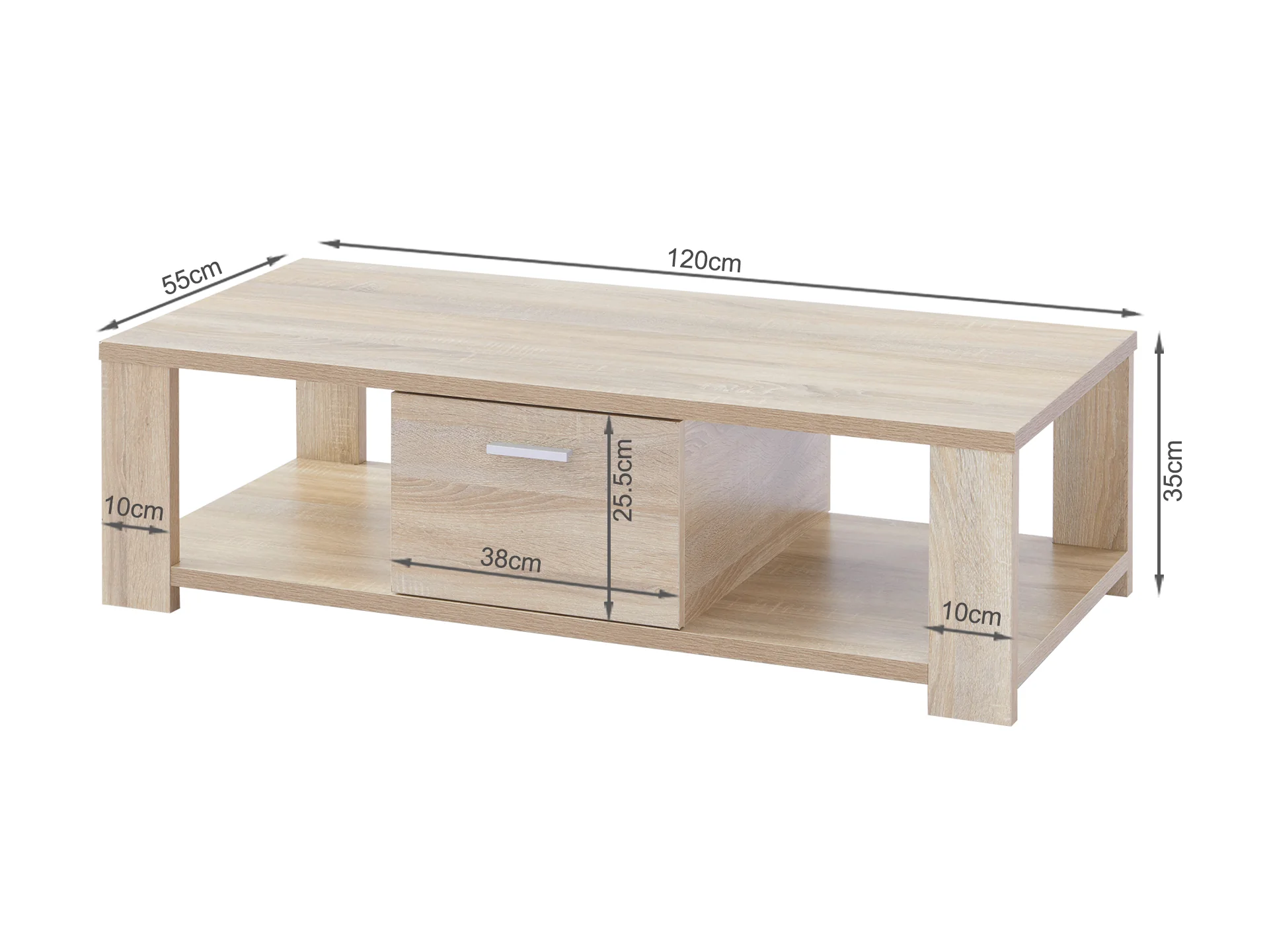SAGANO Coffee Table - Oak - Image 13