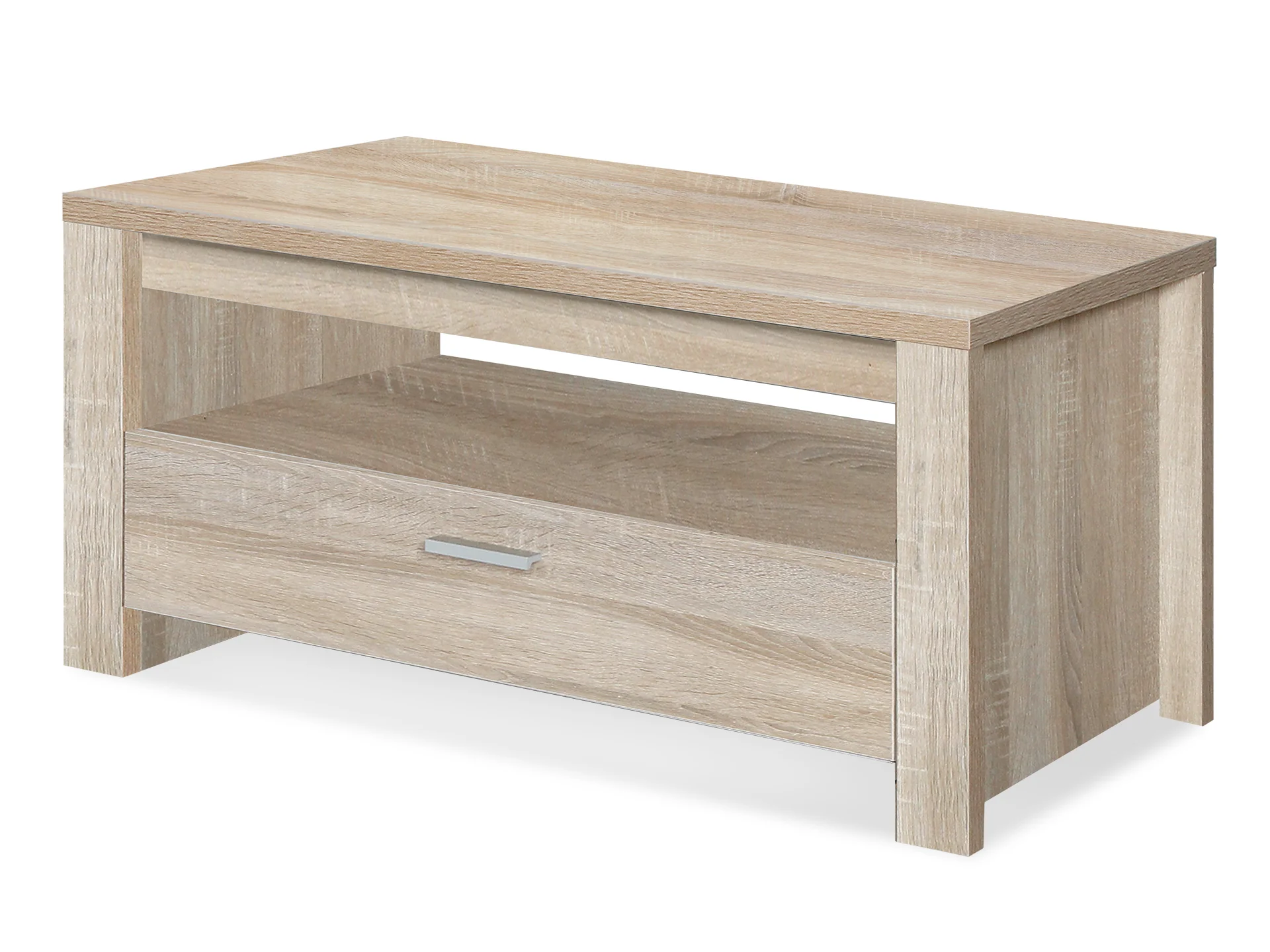 Sagano Coffee Table with Drawer - Oak - Image 4