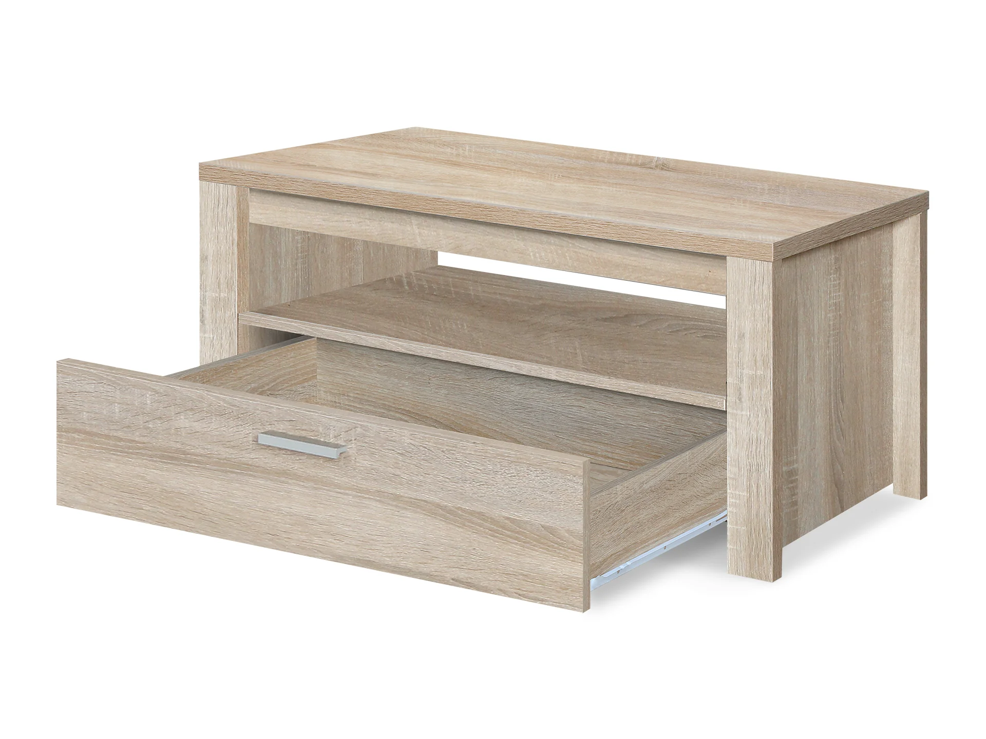 Sagano Coffee Table with Drawer - Oak - Image 5