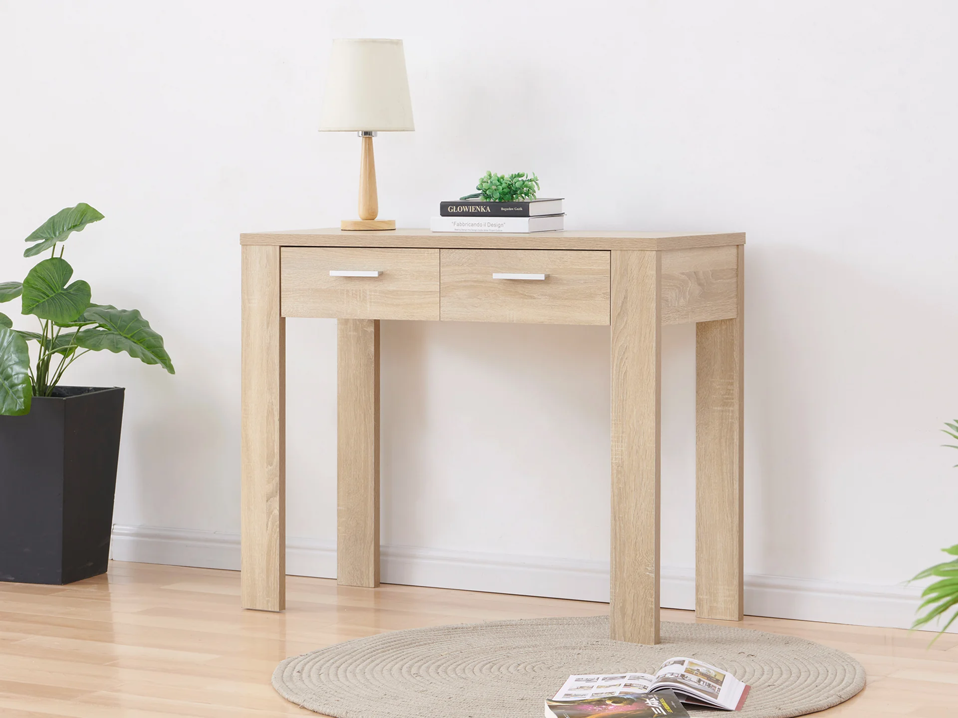 SAGANO Console Table - Oak - Image 2
