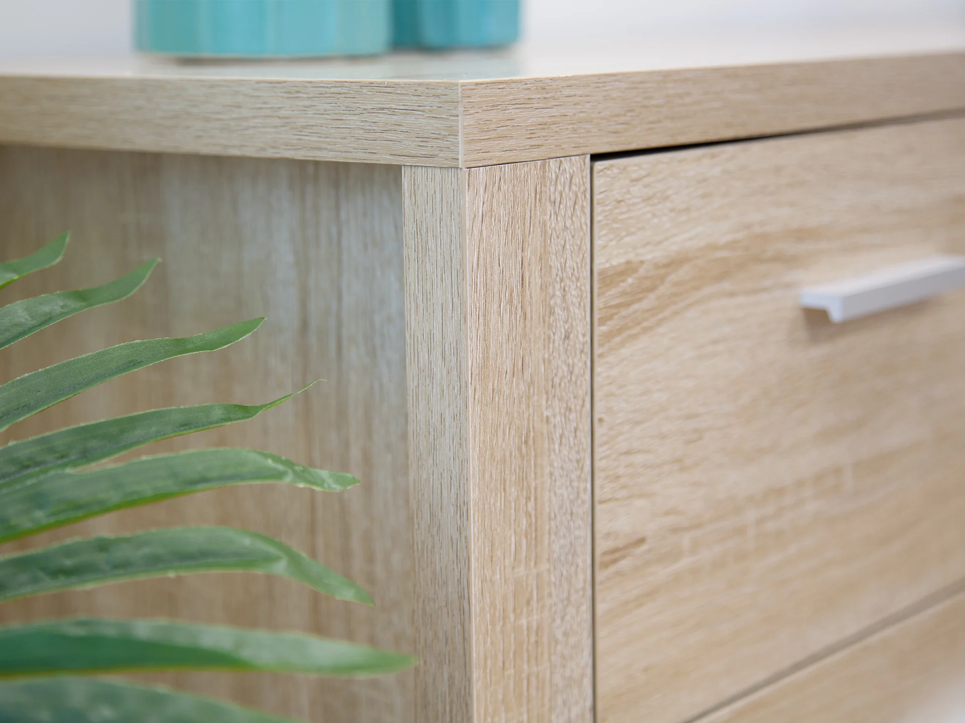 Sagano Low Boy 7 Drawers - Oak - Image 10
