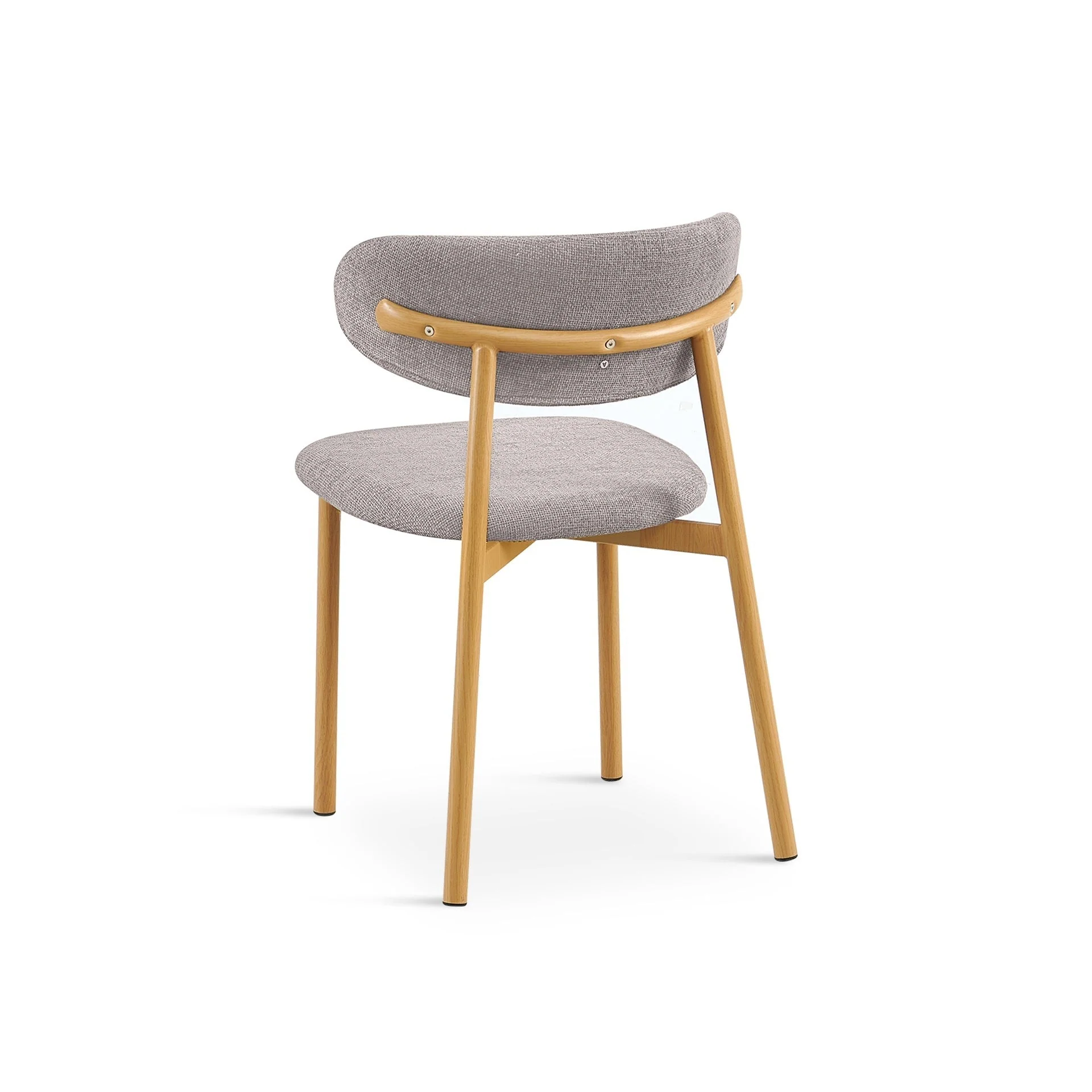 Sam Fabric Dining Chair - Set of 4 - Dark Grey - Image 10