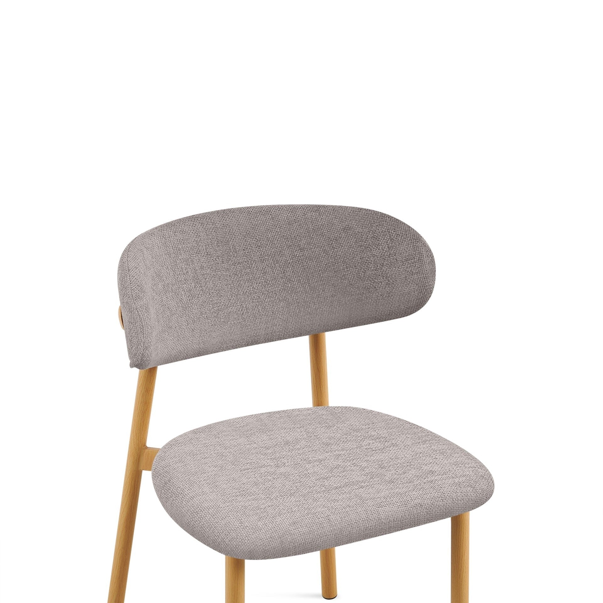 Sam Fabric Dining Chair - Set of 4 - Dark Grey - Image 11