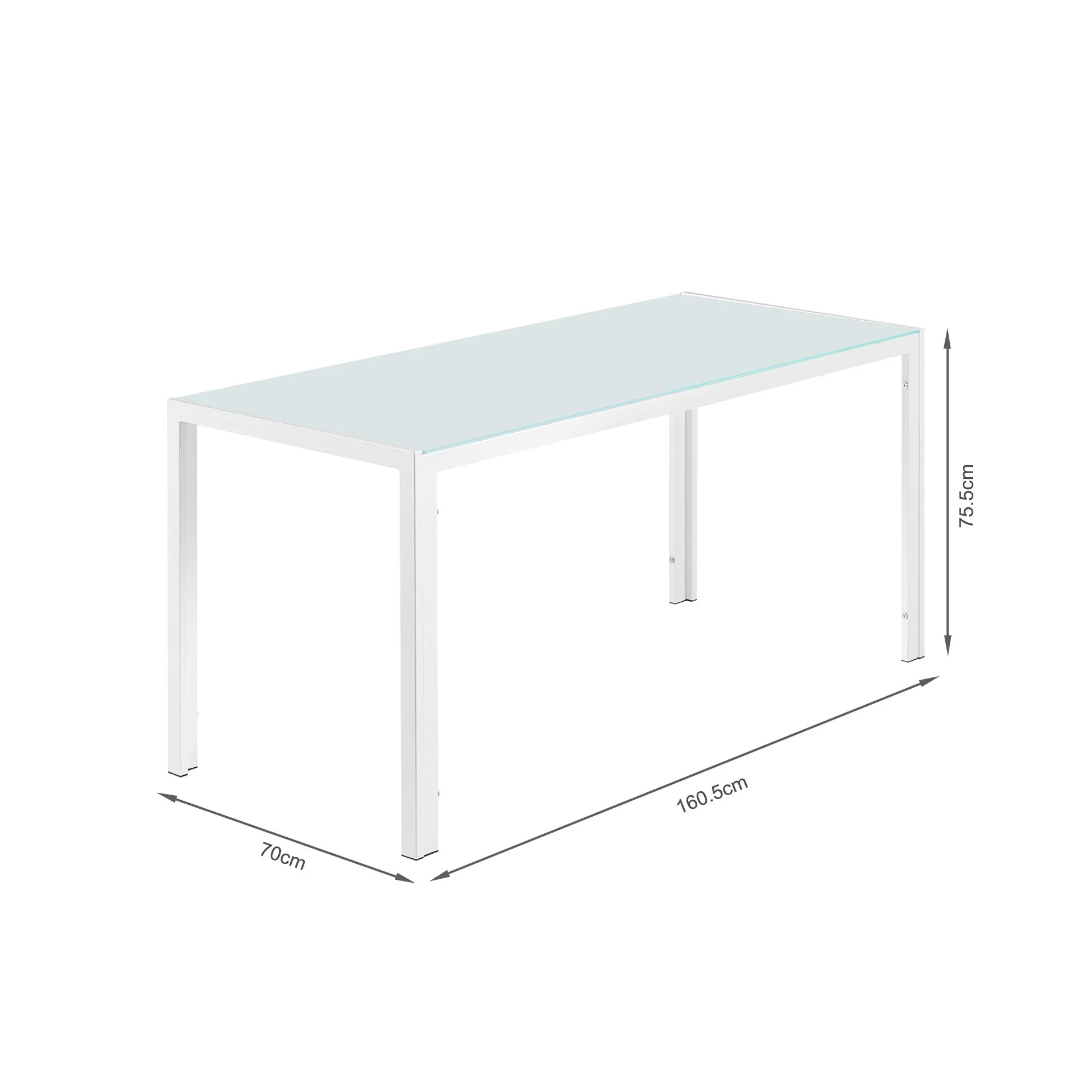 Samuel 7 Piece 1.6m Dining Set - White - Image 12