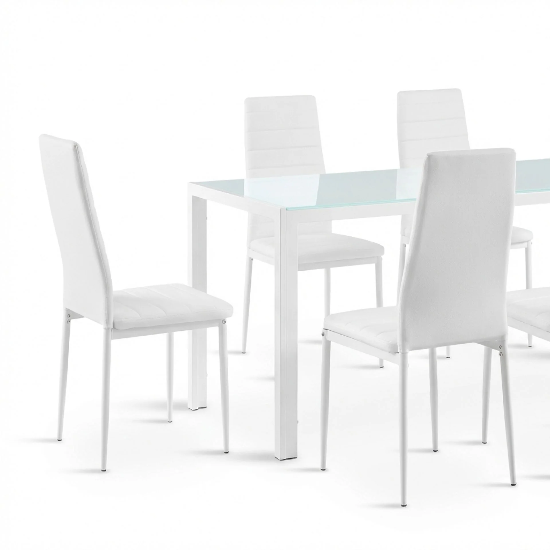 Samuel 7 Piece 1.6m Dining Set - White - Image 8
