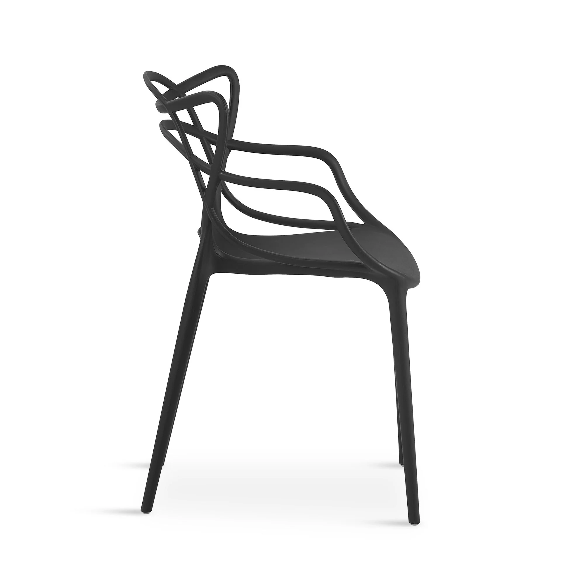 Santiago Dining Chair - Set of 4 - Black - Image 9