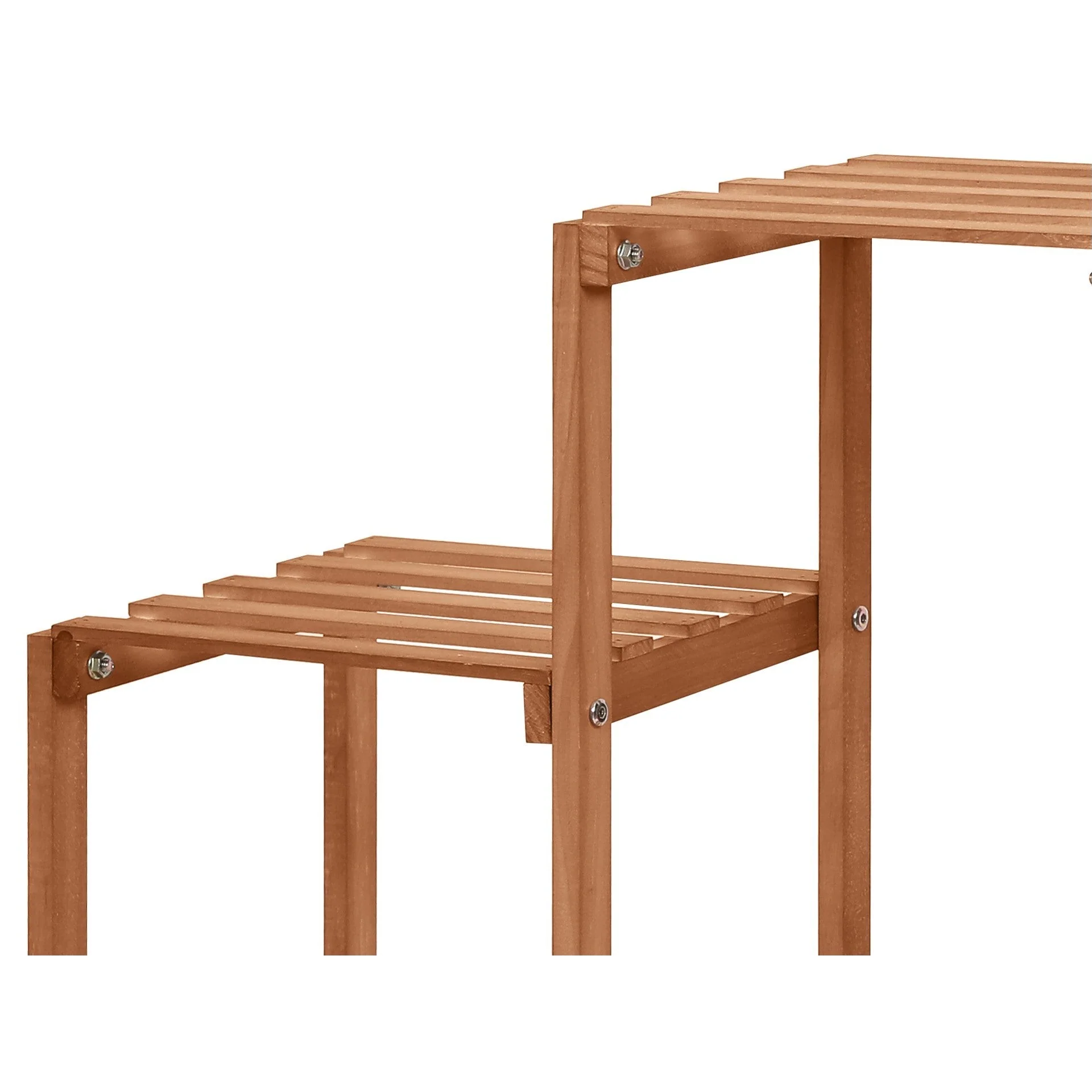 Saria Solid Wood Plant Stand - Brown - Image 5