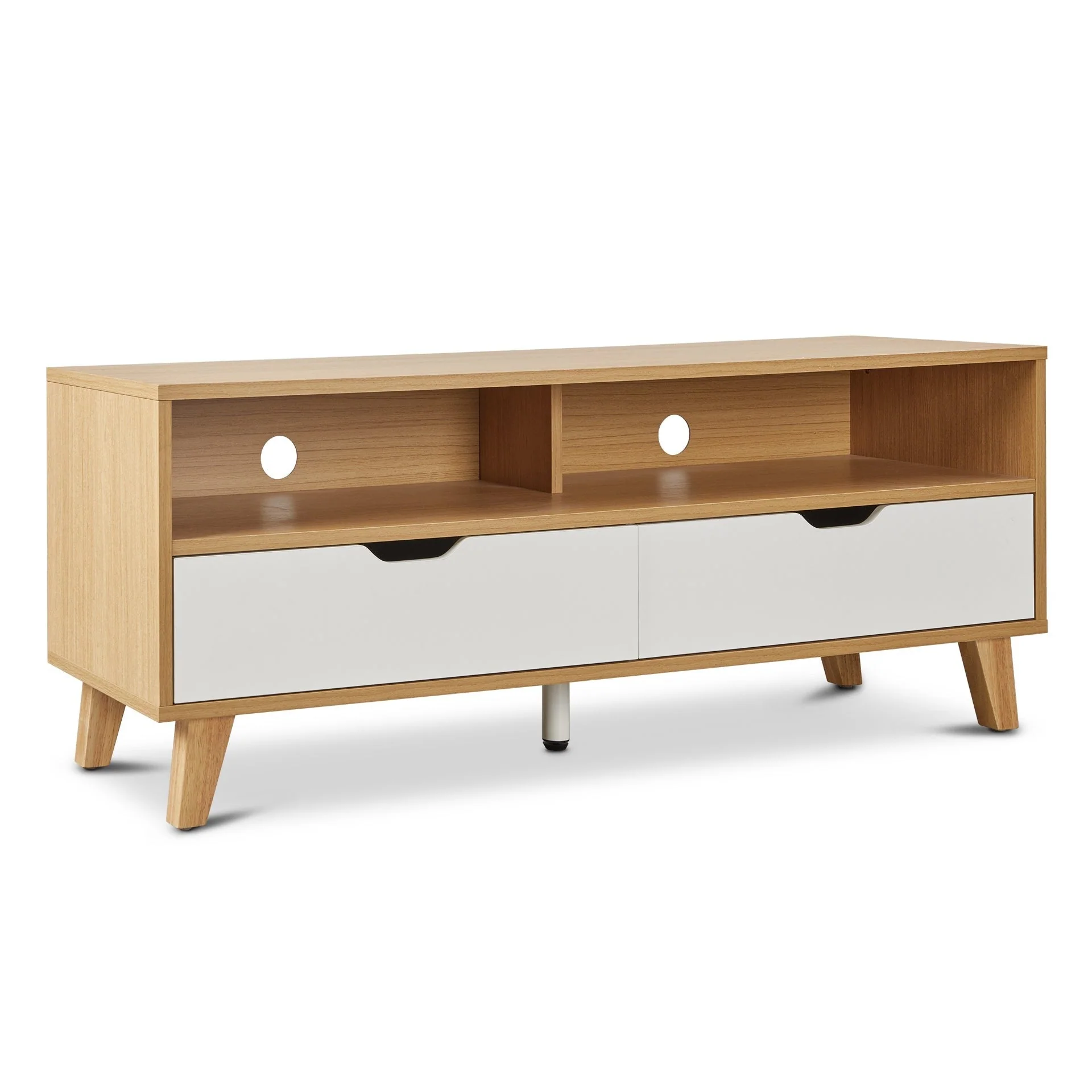 Schertz 1.4m Entertainment Unit - Oak - Image 11