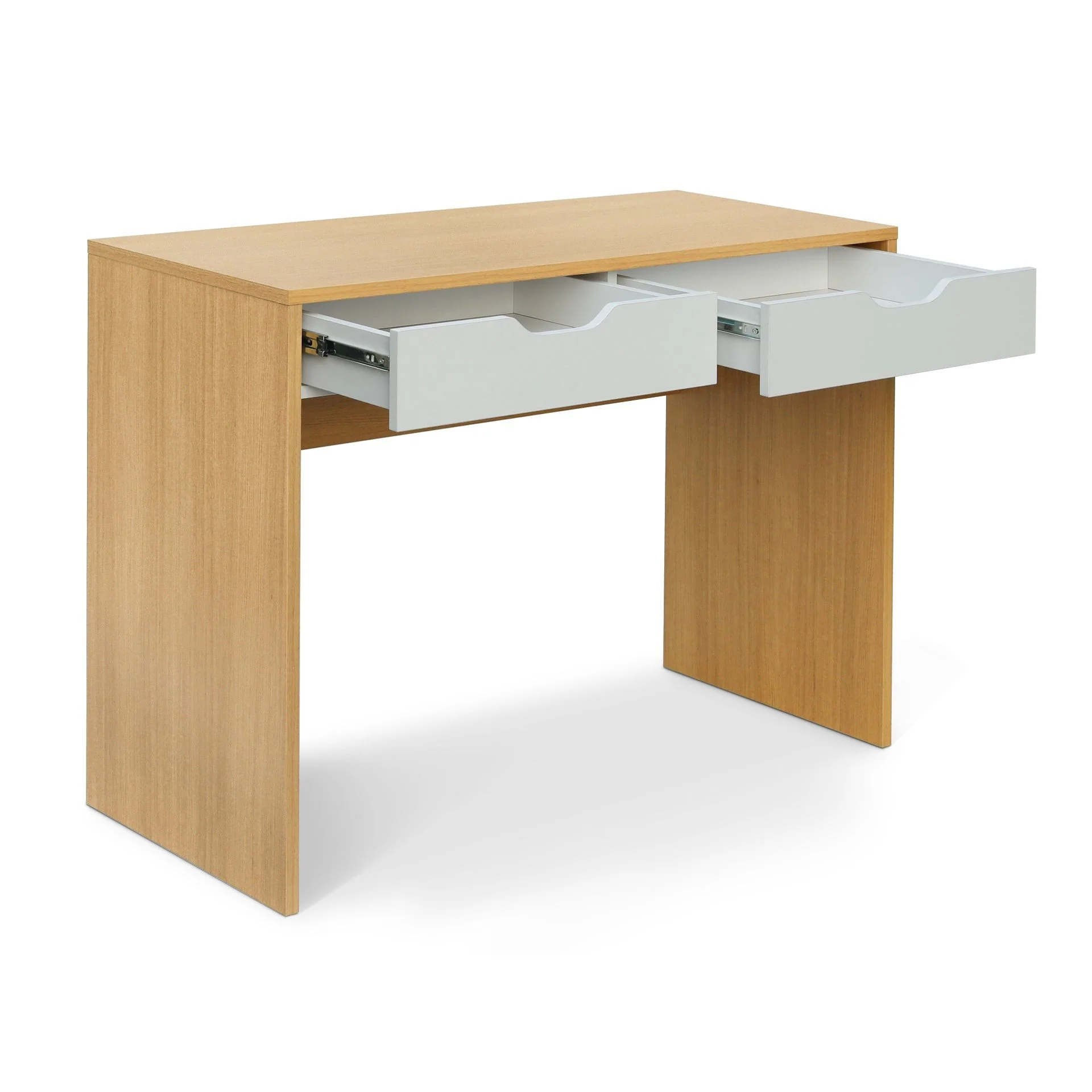 Schertz 100cm Computer Desk - Oak - Image 12