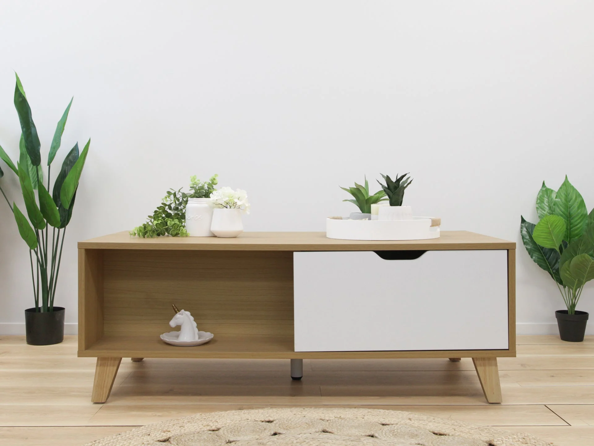 SCHERTZ Wooden Coffee Table - Oak
