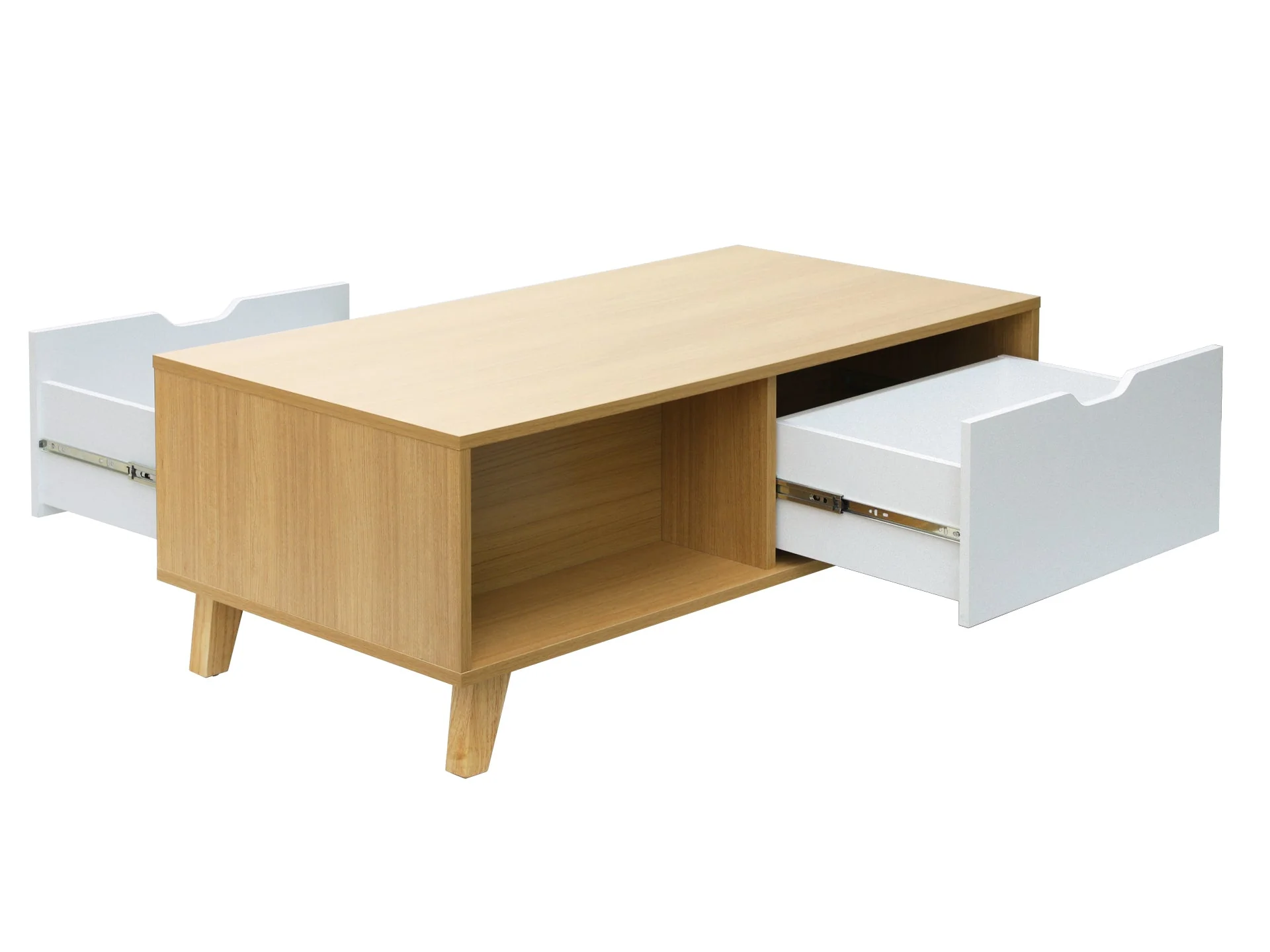 SCHERTZ Wooden Coffee Table - Oak - Image 8