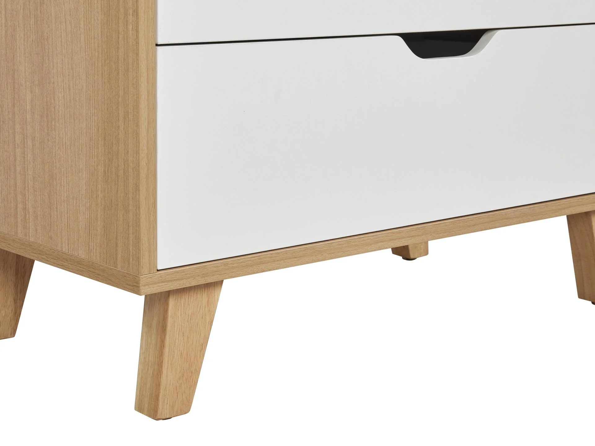 SCHERTZ Wooden Tallboy 4 Drawers - Oak - Image 10