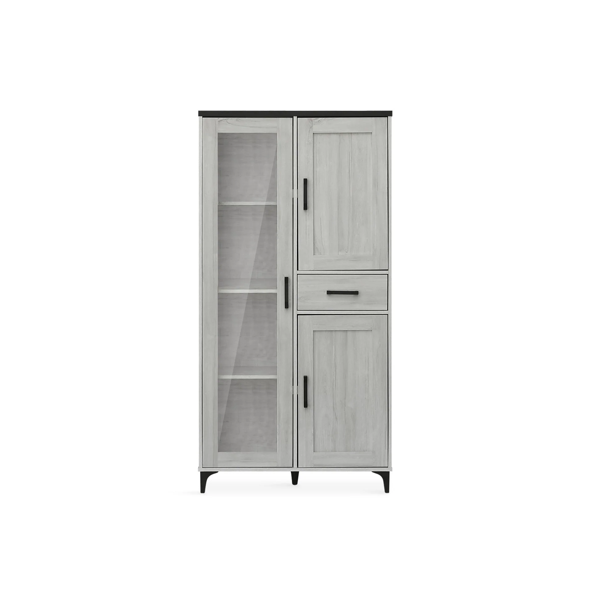 Scottie Storage Cabinet - White Oak + Black - Image 5