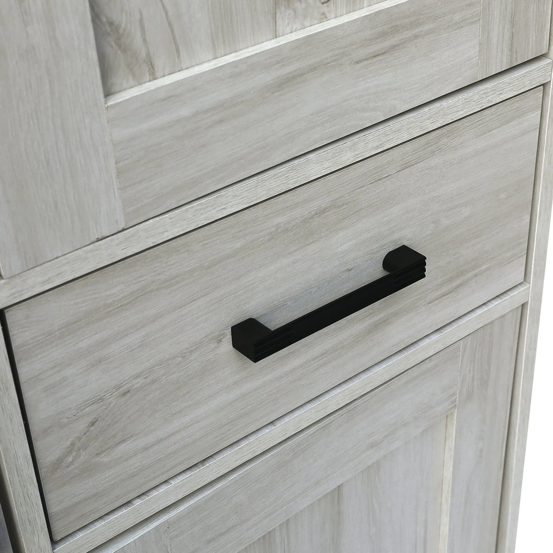Scottie Storage Cabinet - White Oak + Black - Image 9