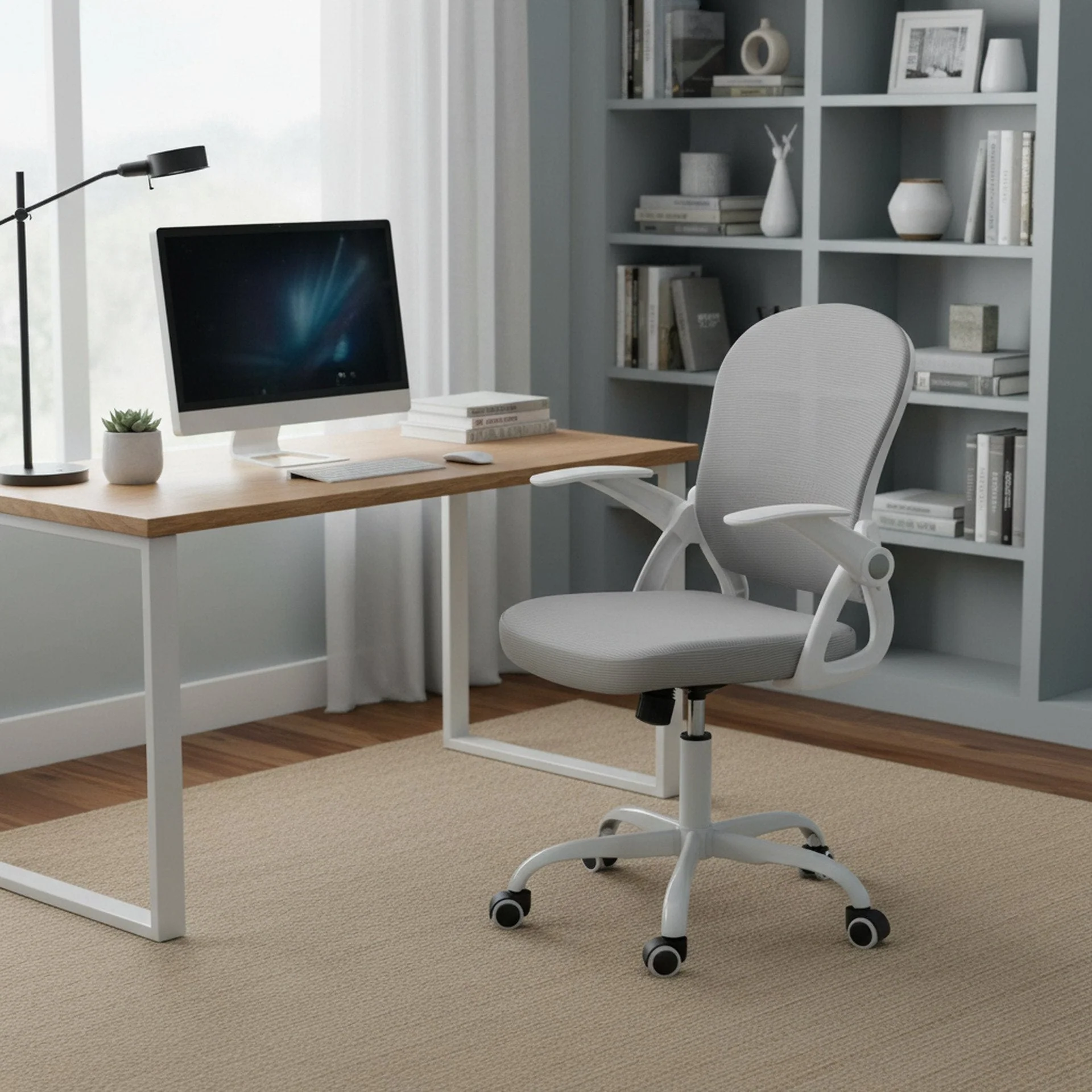 Sean Office Chair - Grey - Image 4