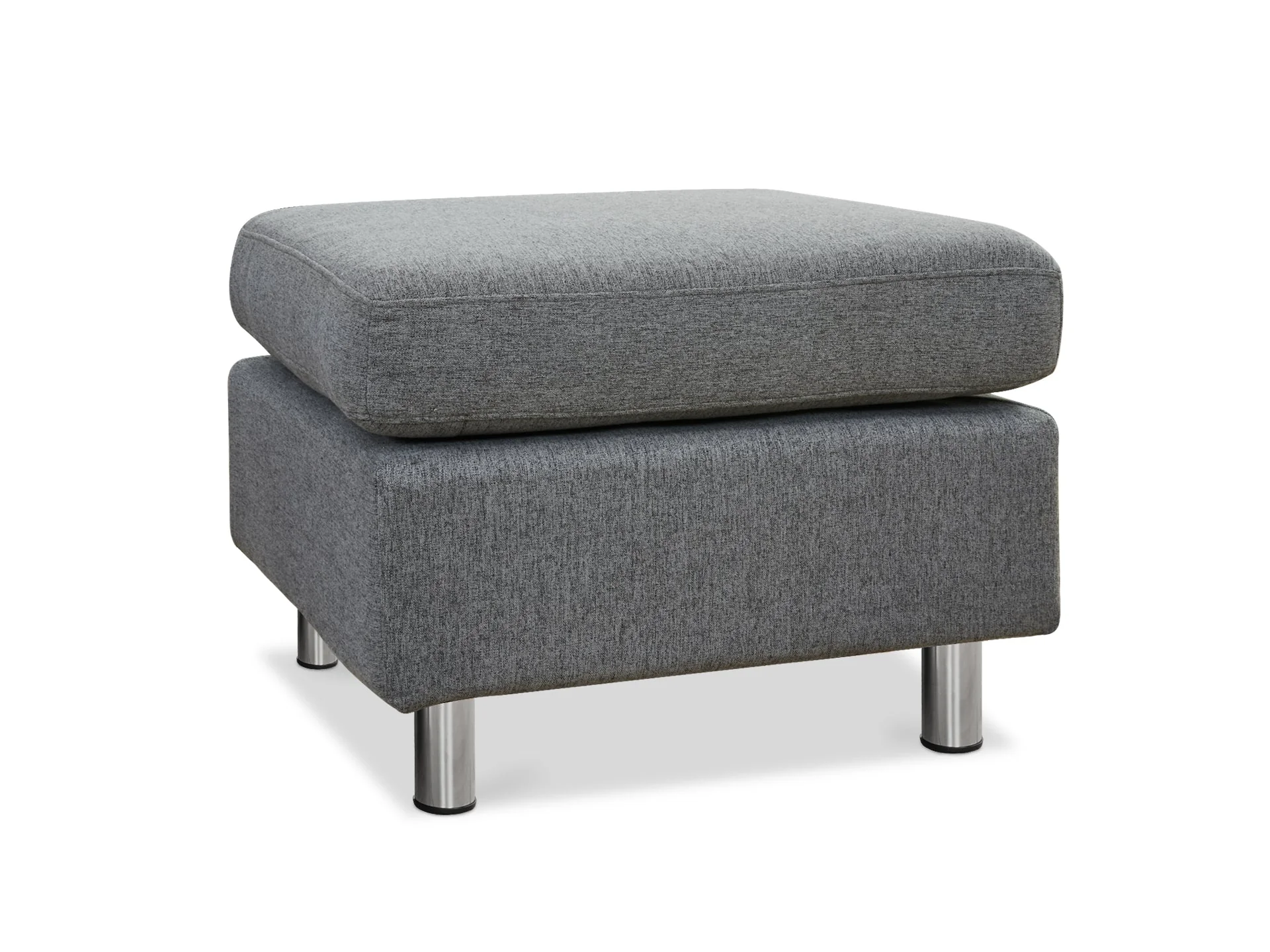 Seattle 3-Seater Fabric Sofa Couch with Chaise - Dark Grey - Image 7