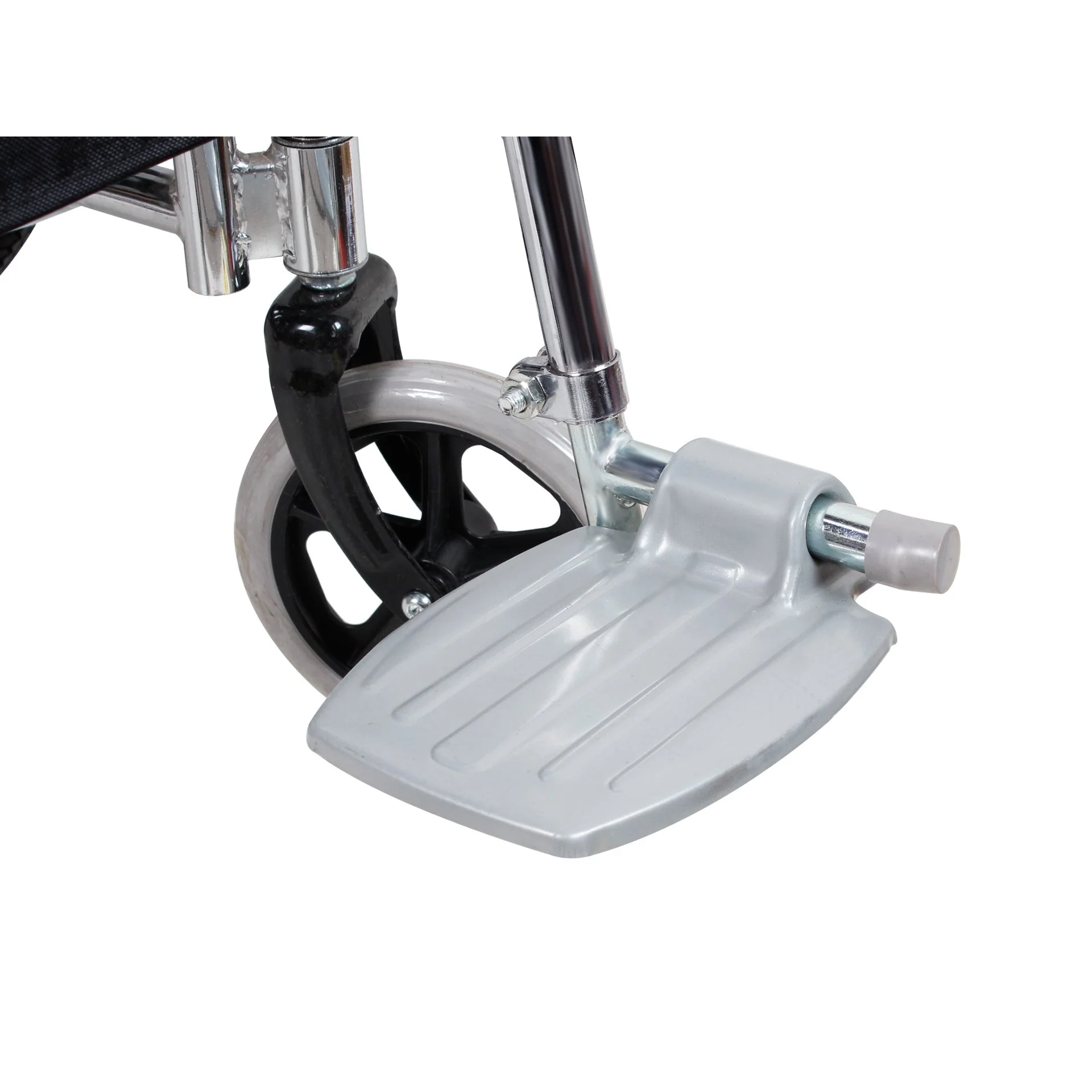 Self-Propelled Wheelchair with Toilet - Black - Image 9
