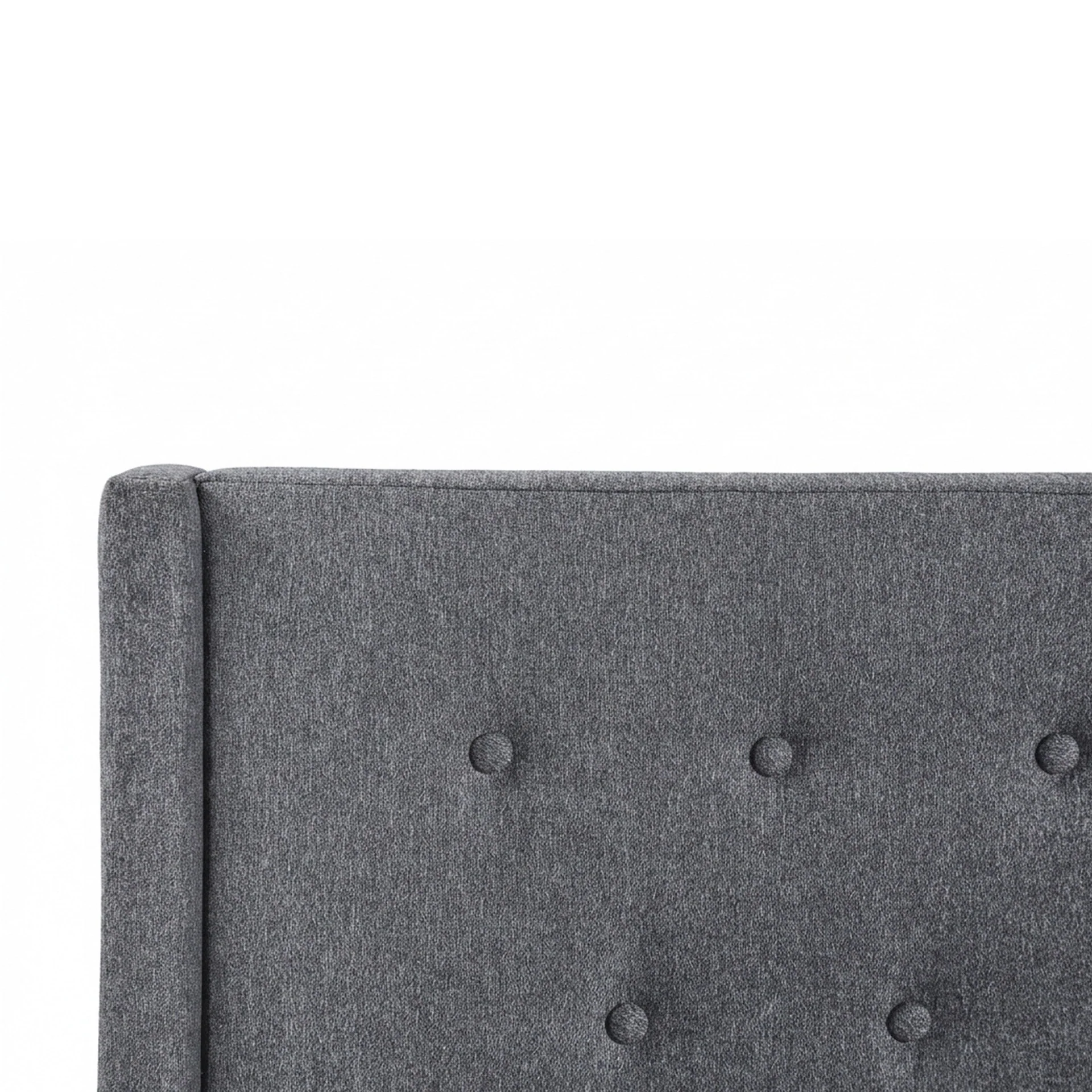 Sereno Queen Gas Lift Bed Frame - Heather Grey - Image 10