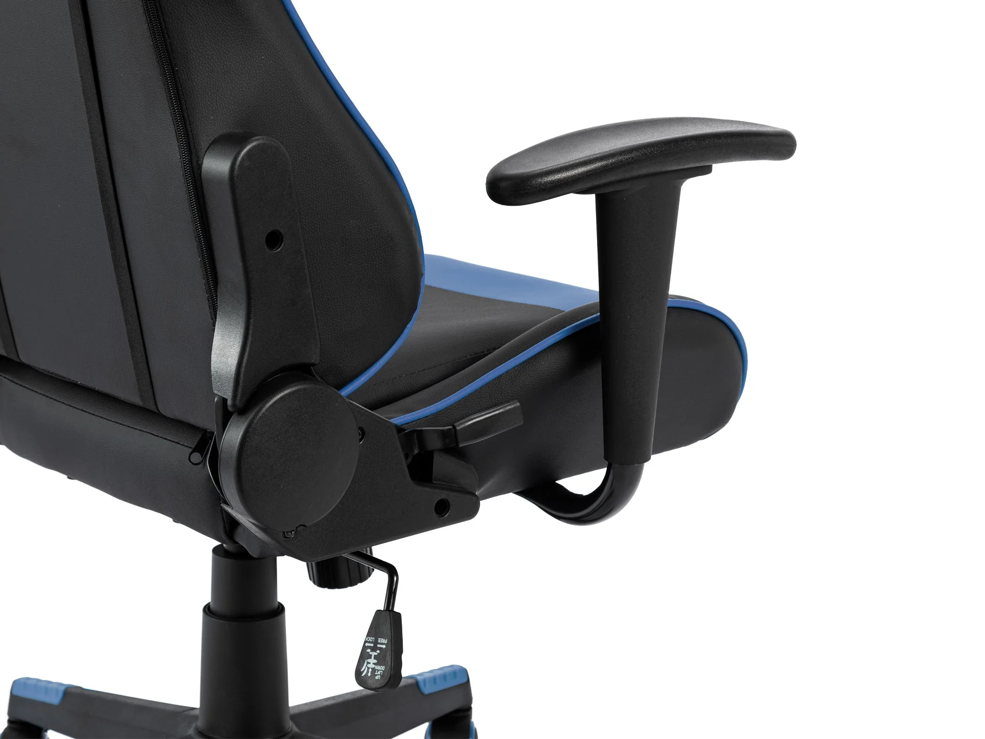 Shadow Gaming Chair - Blue + Black - Image 8